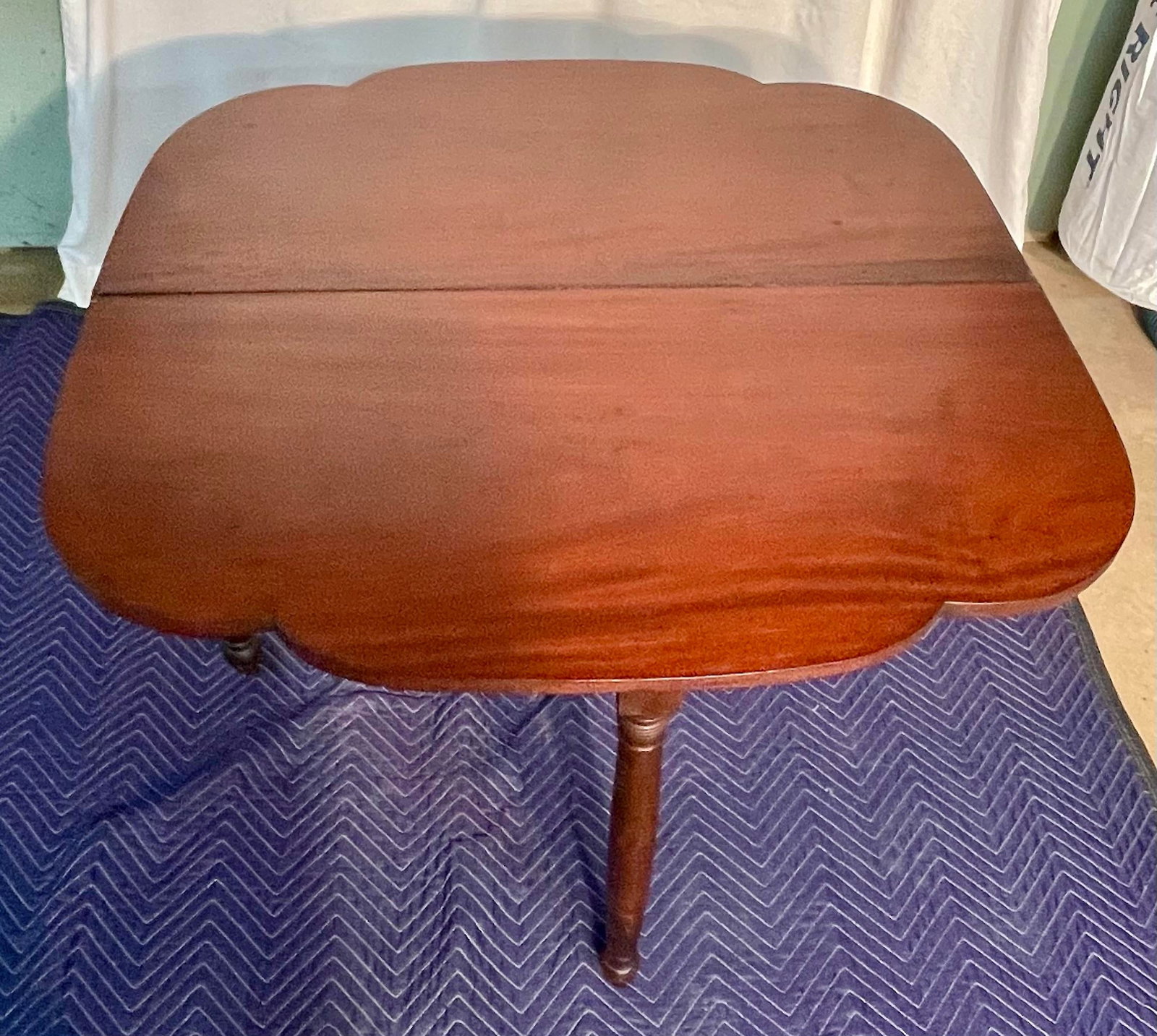 Antique Sheraton Mahogany Game Table - 6