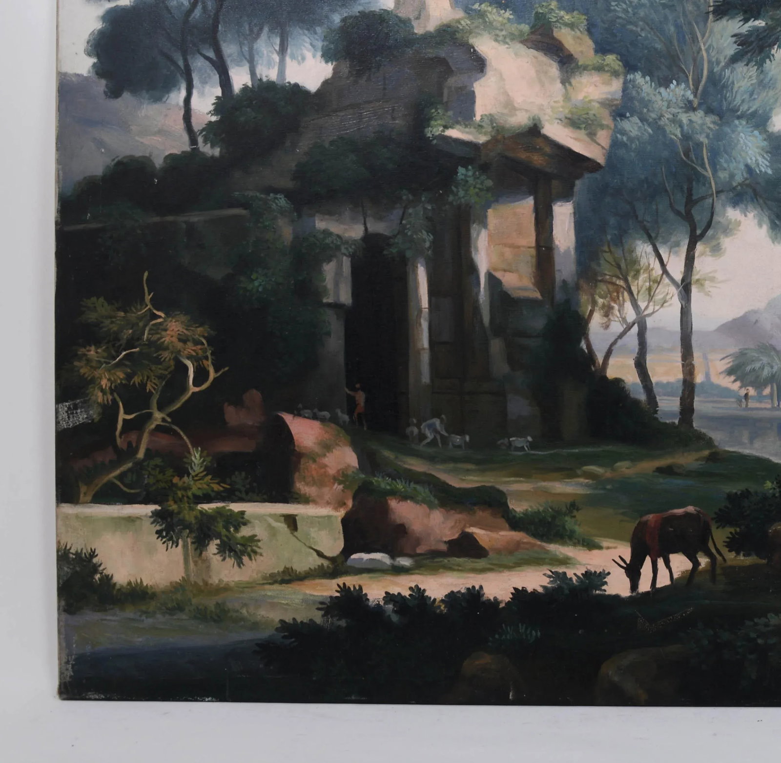 Oil on Canvas, Copy of Jan Van Huysum's Rest on the Flight Into Egypt - 4