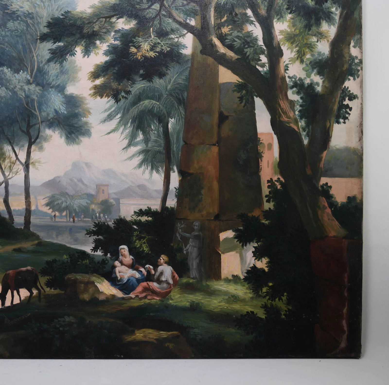 Oil on Canvas, Copy of Jan Van Huysum's Rest on the Flight Into Egypt - 5