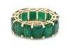 Natural 4.78 cts emerald ring in 14k gold - 6