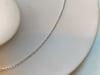 18 Karat Gold Butterfly Pendant with White Diamond & 14 Karat White Gold Chain - 8