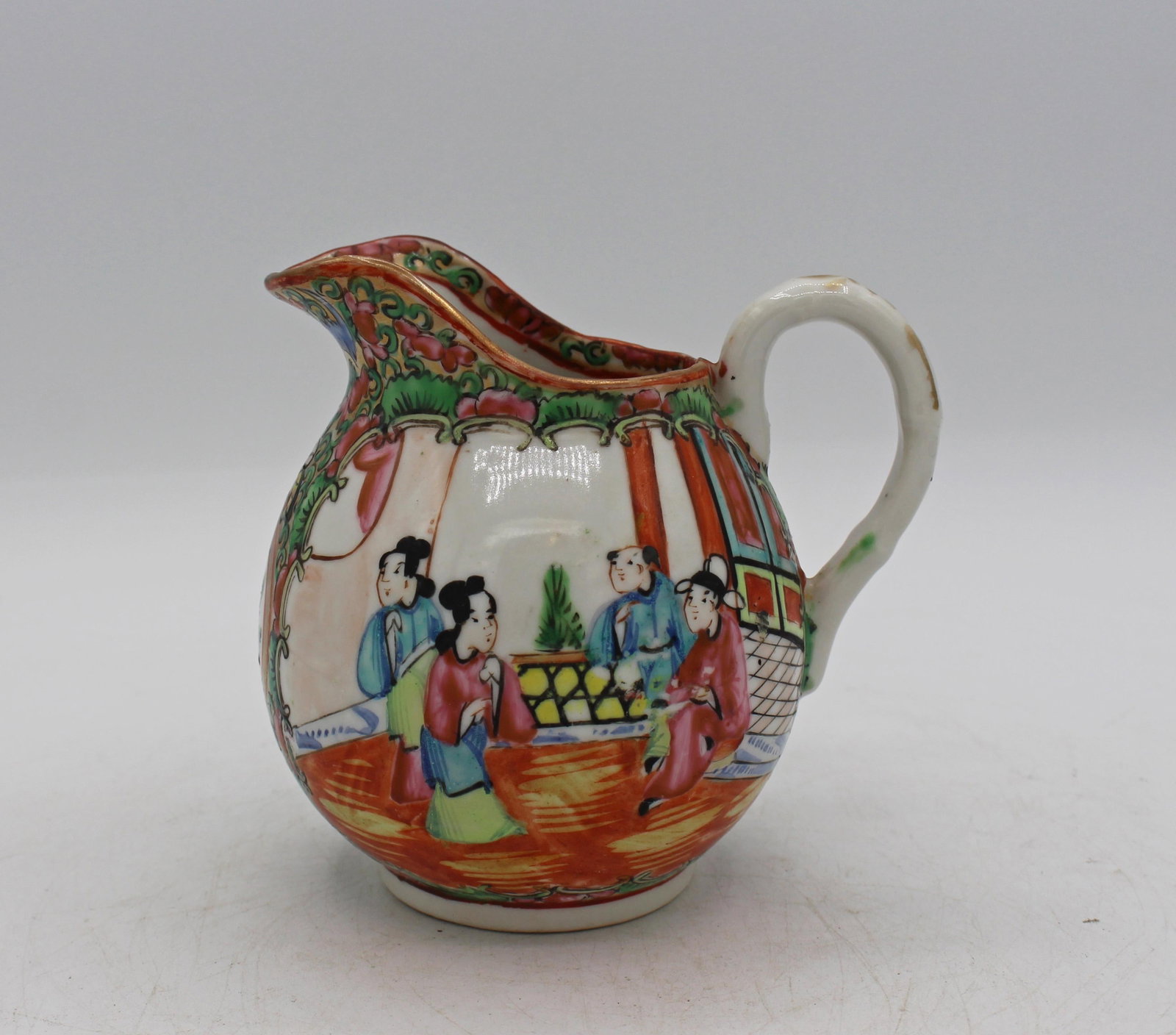 Circa 1891-1911 Chinese Export Rose Medallion Porcelain Tea Service - 8