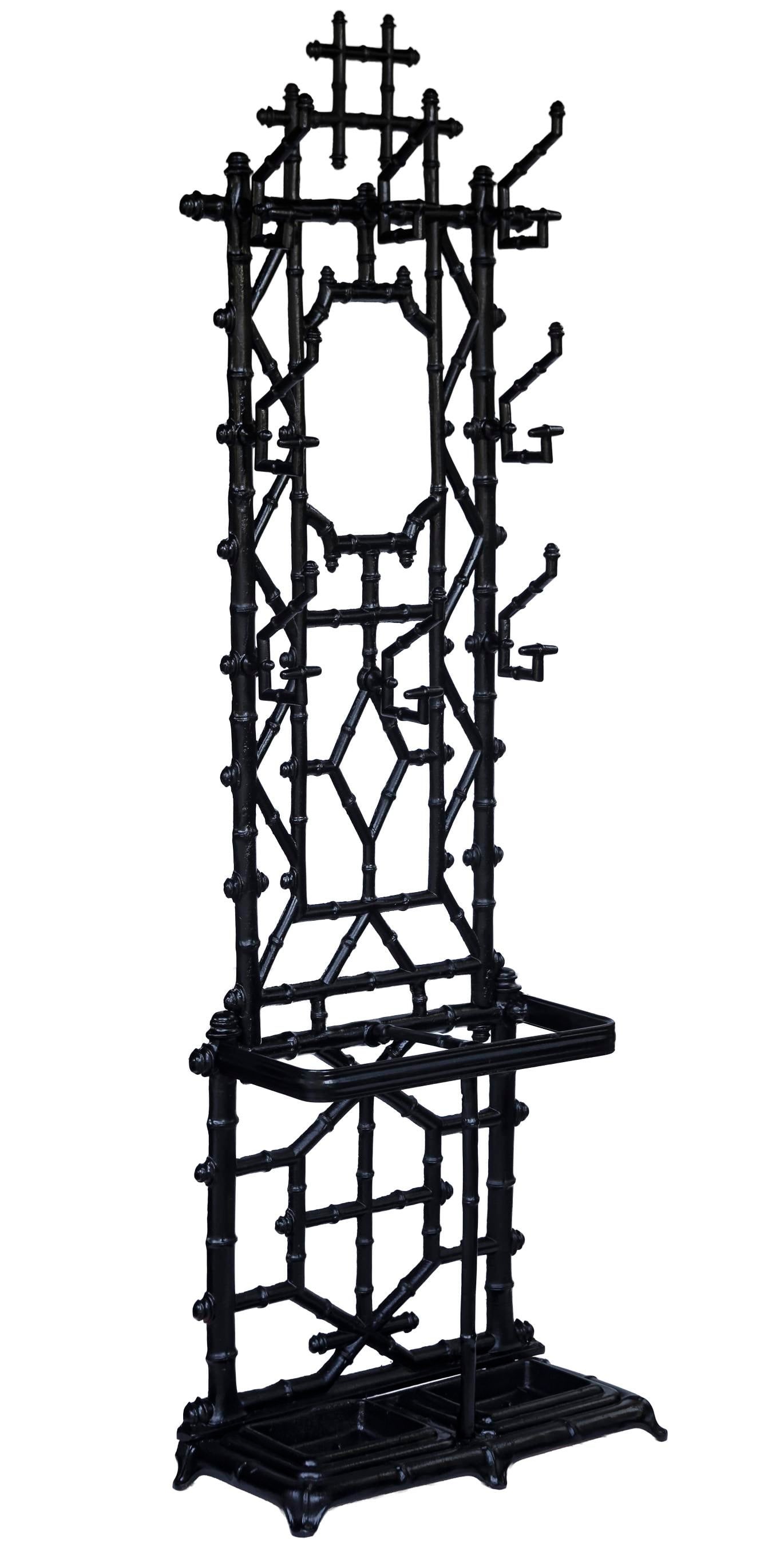 1900s French Victorian Cast Iron Coat/Hat Rack - 4