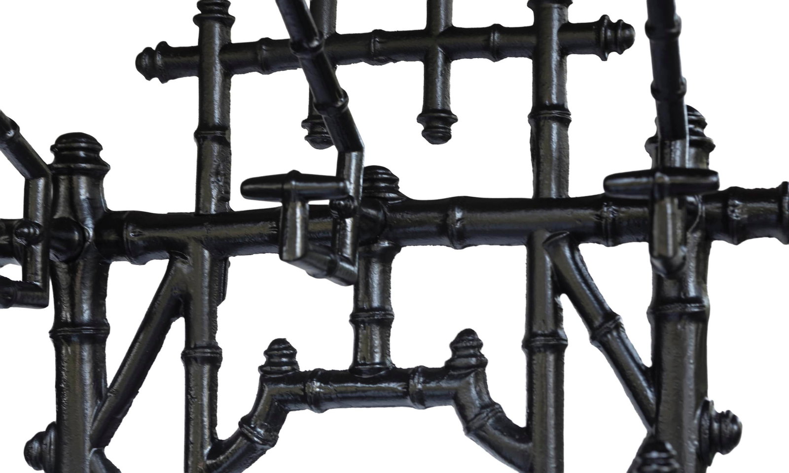 1900s French Victorian Cast Iron Coat/Hat Rack - 7