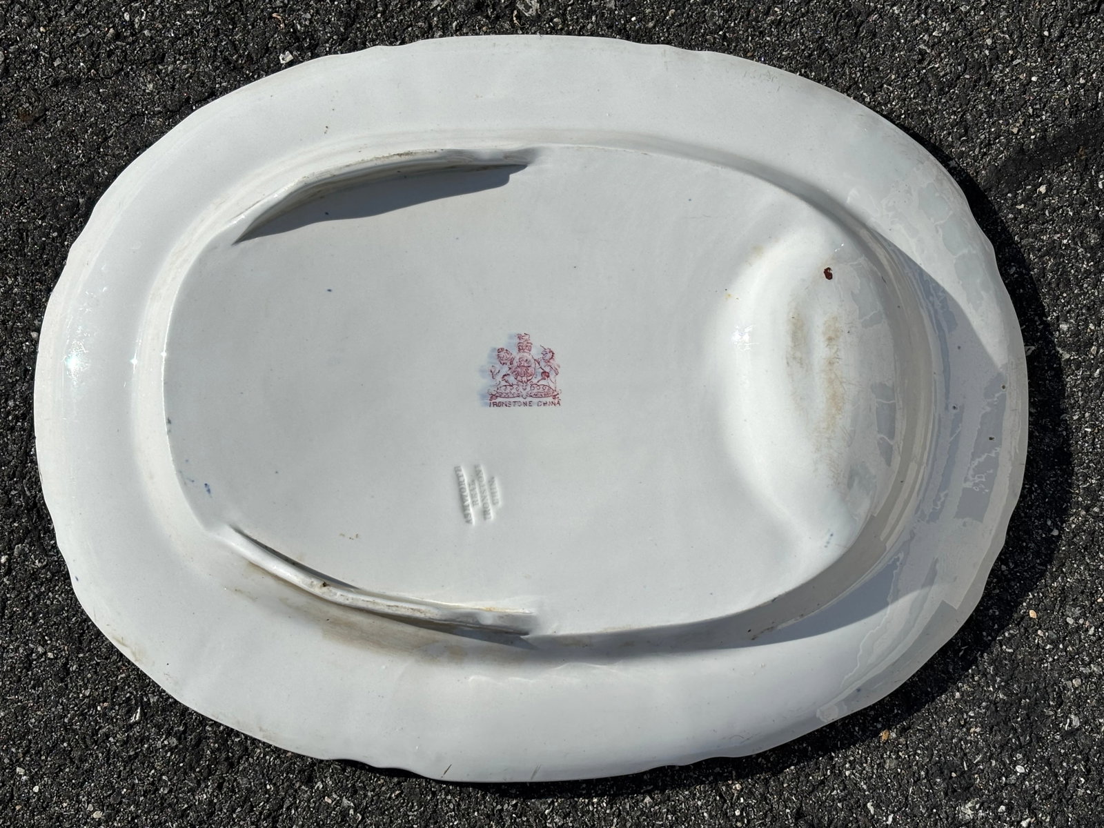 Large 19th C. English Ironstone Centerpiece / Presentation Platter - Exceptional Color and Detailing - 8