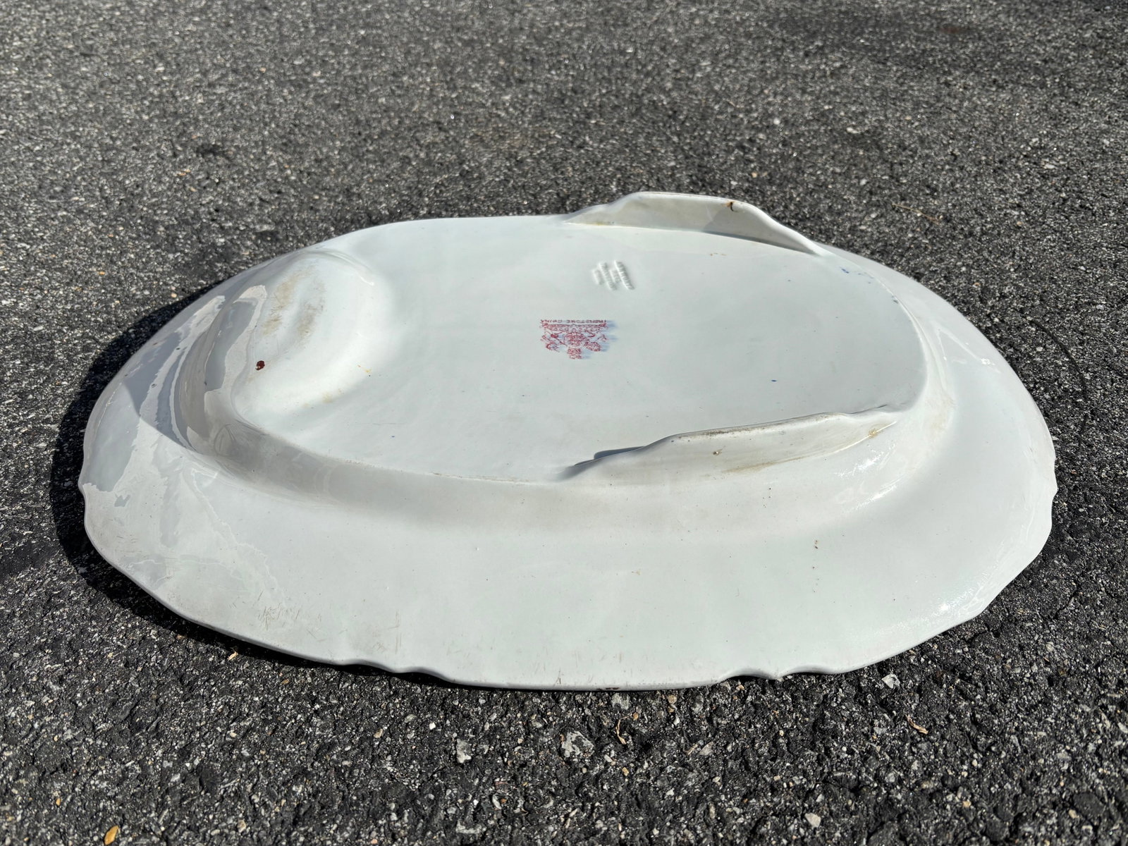 Large 19th C. English Ironstone Centerpiece / Presentation Platter - Exceptional Color and Detailing - 9