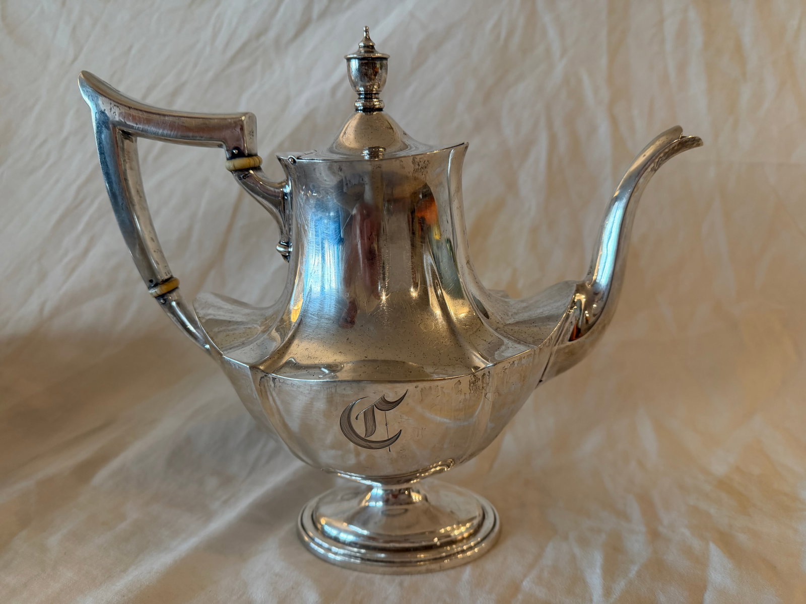 Early 20th Century Gorham Plymouth Sterling Silver 4-Piece Tea Set – 1566g - 2