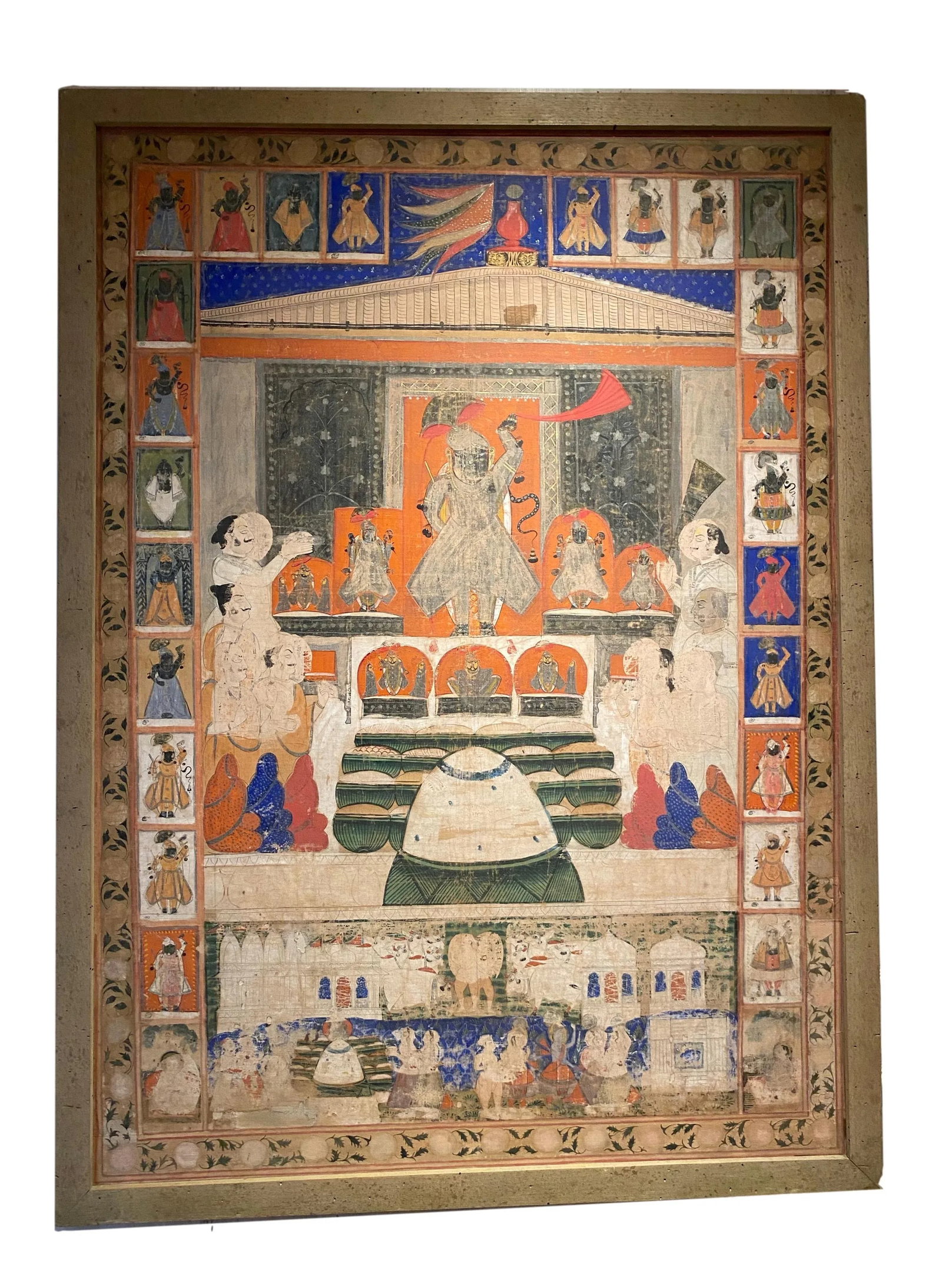Annakoot Pichhavi Early 20th Century Painting - Framed - 12