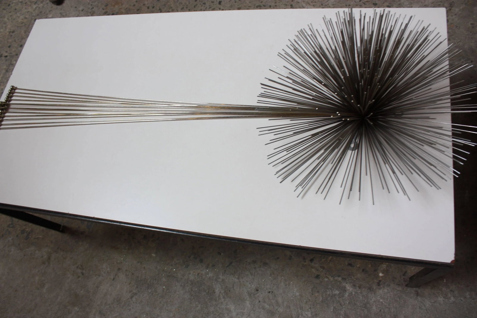 Mixed Metal Curtis Jere Elongated 'Urchin' Wall Sculpture - 4