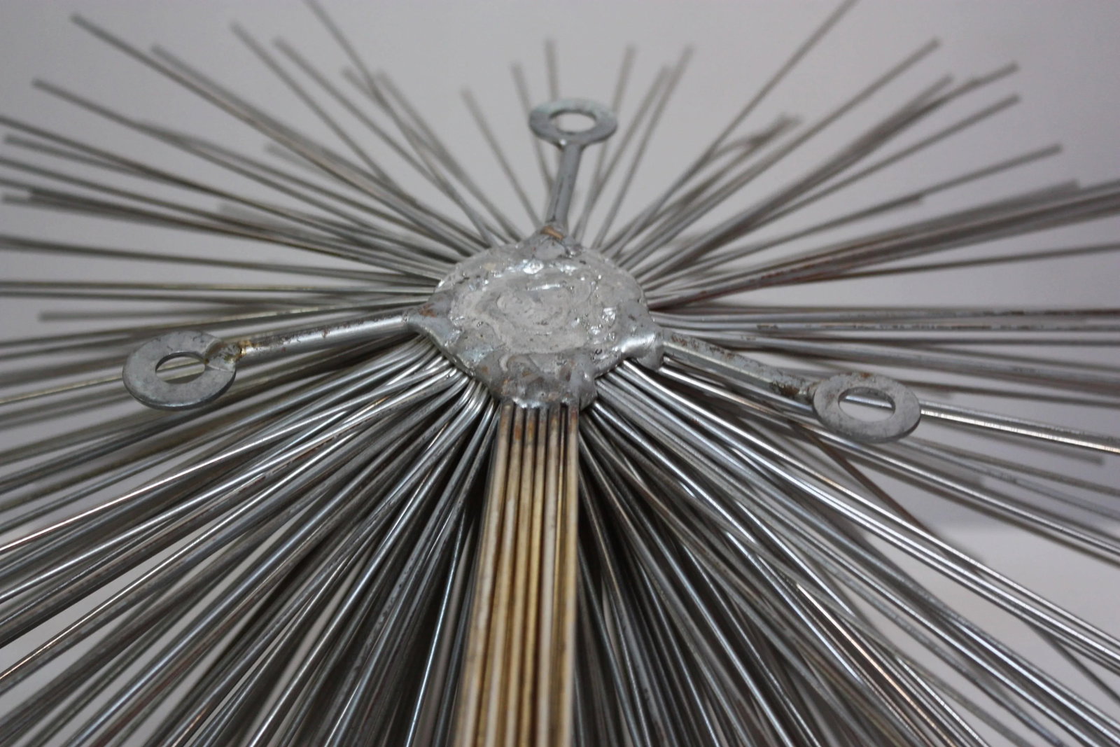 Mixed Metal Curtis Jere Elongated 'Urchin' Wall Sculpture - 7