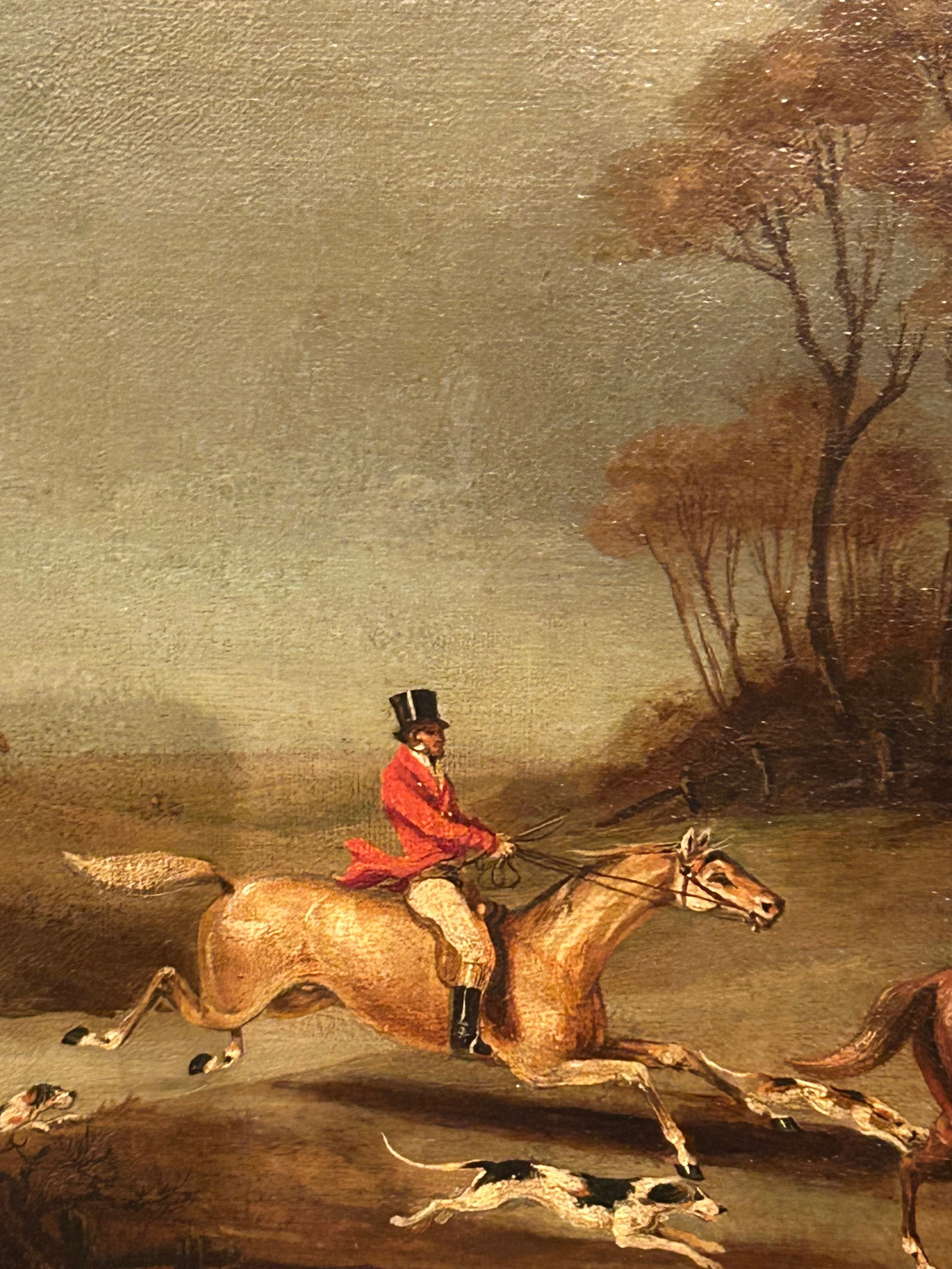 Vintage Hunt Scene Paintings - A Pair - 10