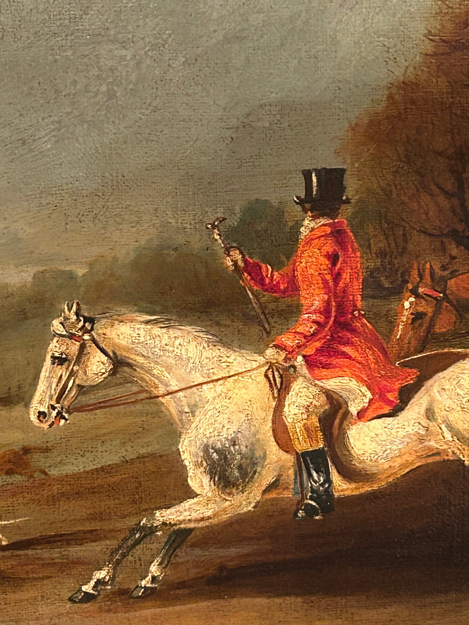 Vintage Hunt Scene Paintings - A Pair - 4