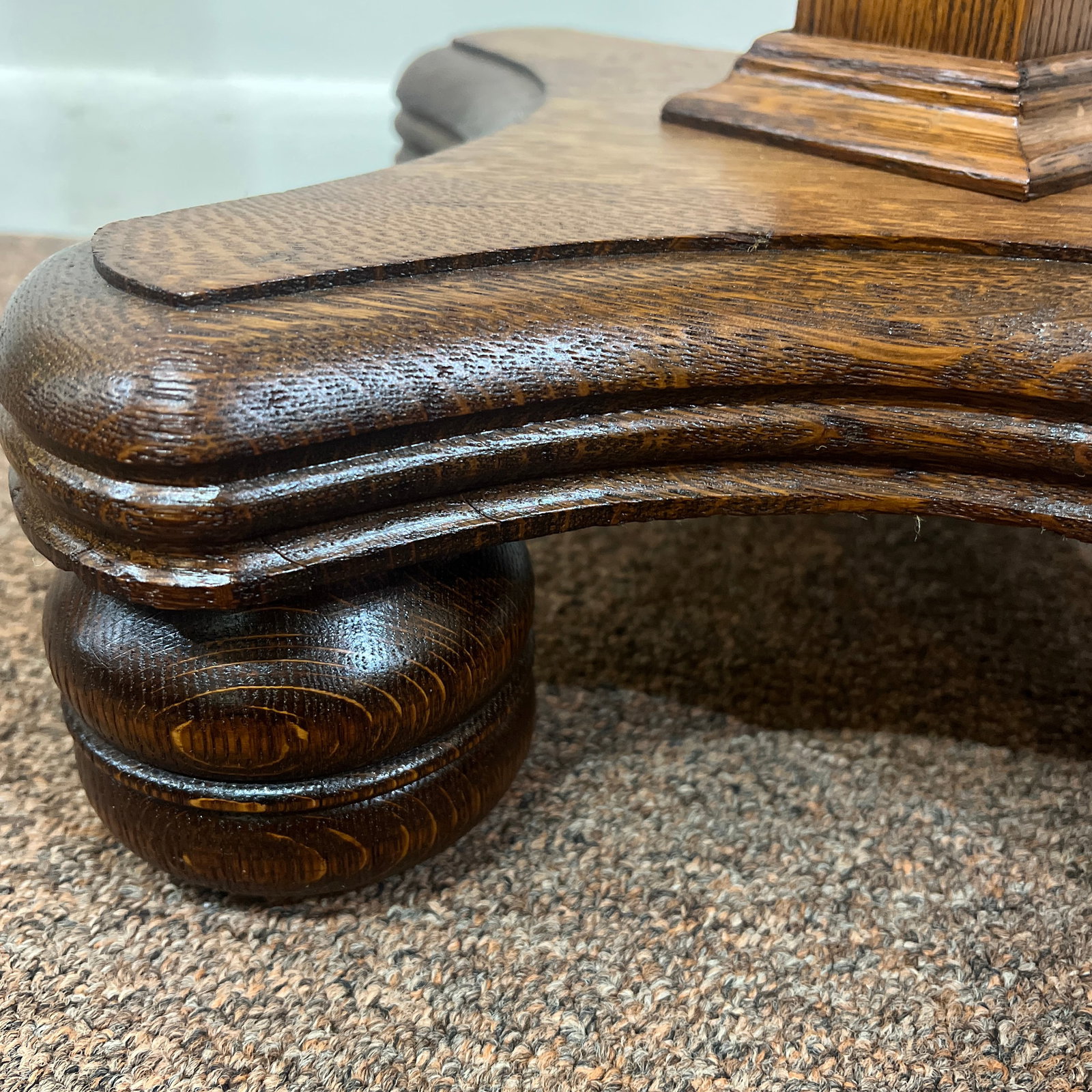 Antique Mission Oak 1800's Coat Rack Coat Tree - 10