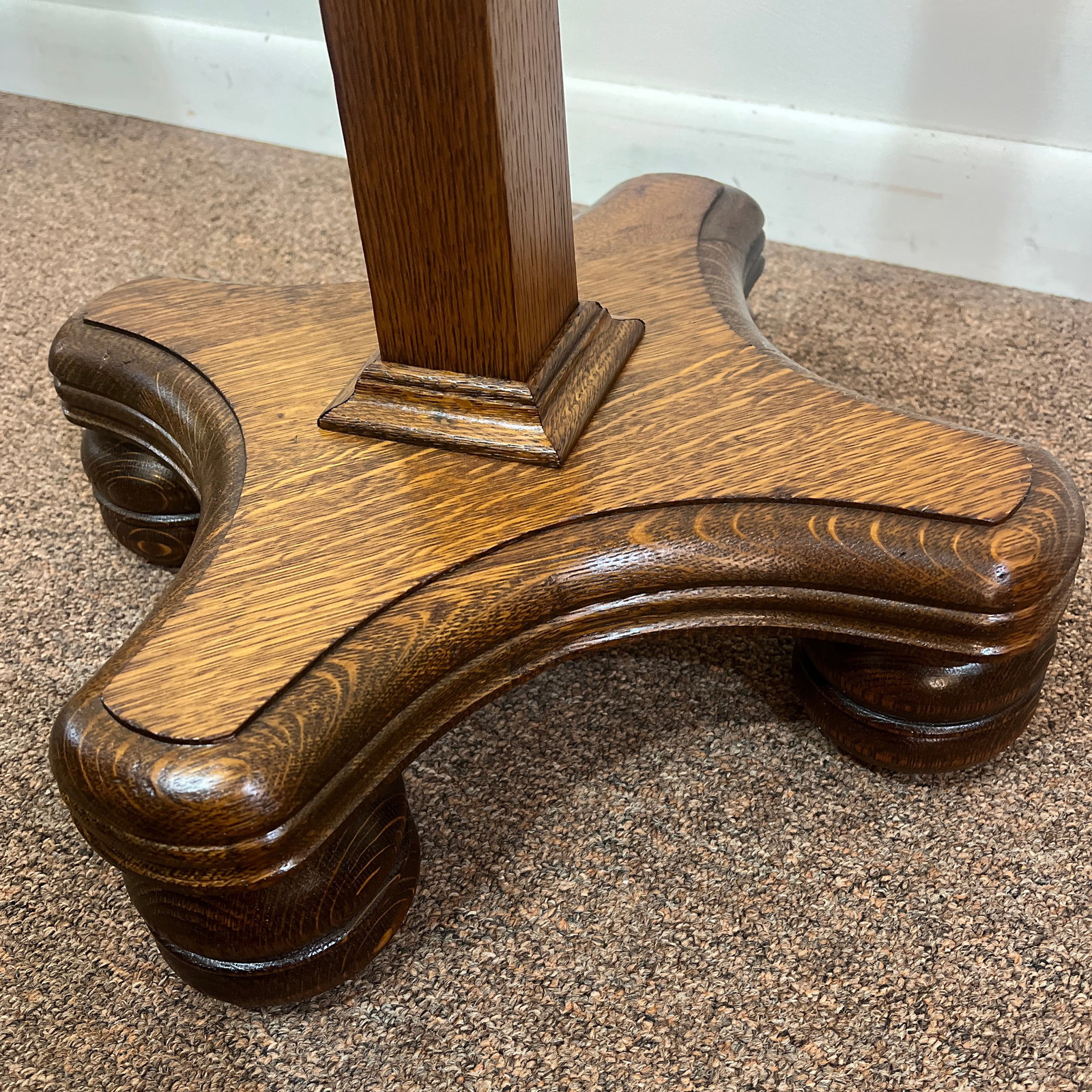 Antique Mission Oak 1800's Coat Rack Coat Tree - 11