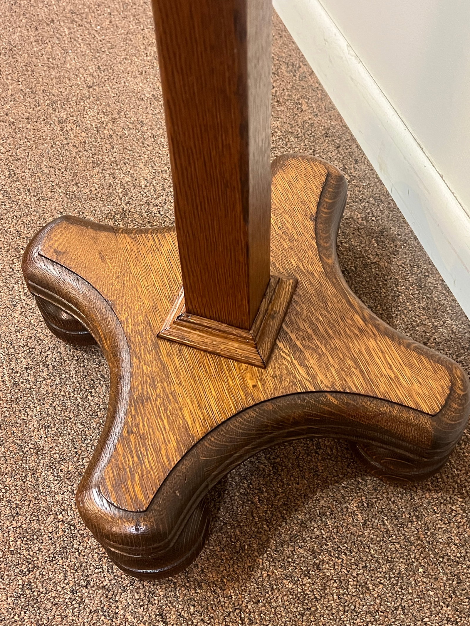 Antique Mission Oak 1800's Coat Rack Coat Tree - 4
