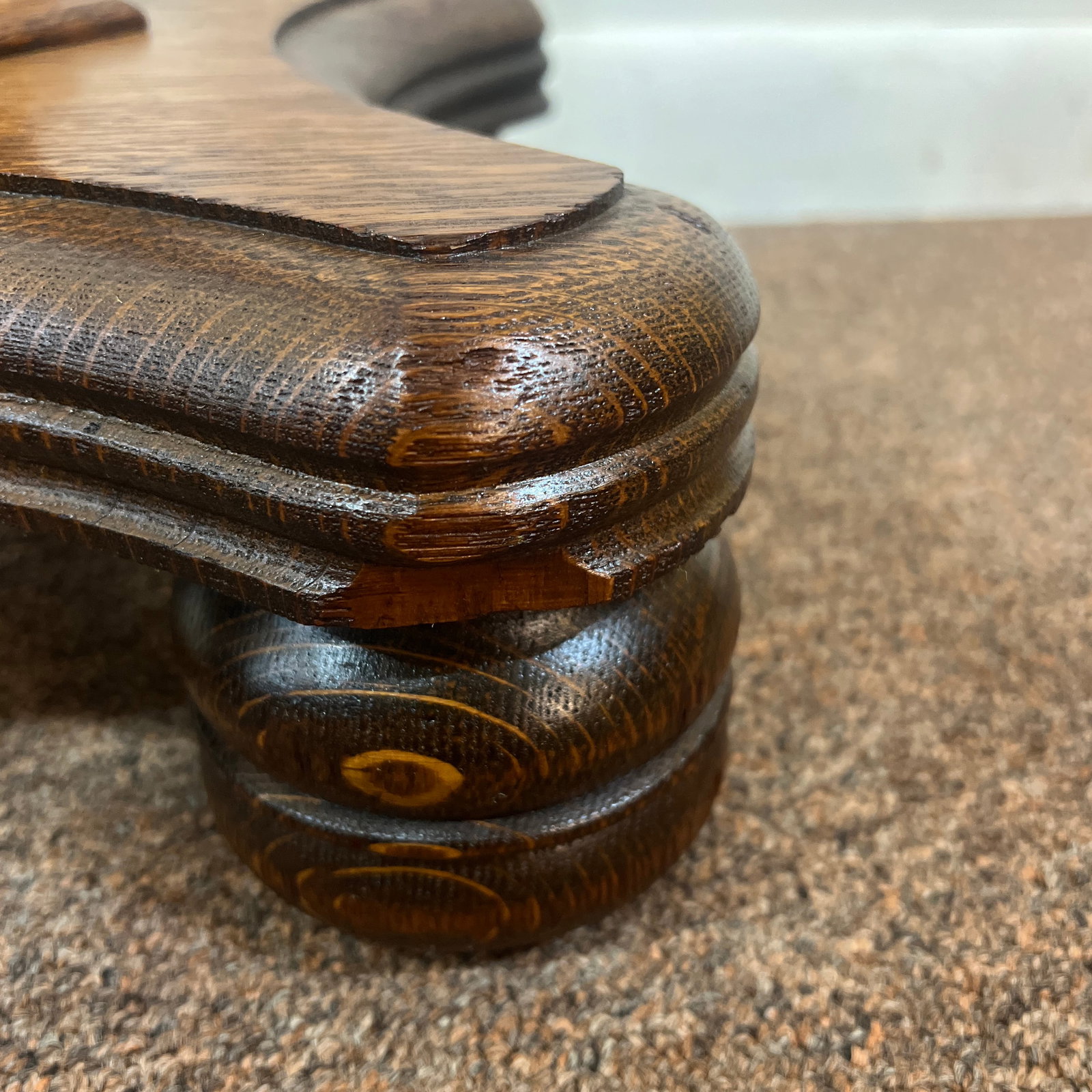 Antique Mission Oak 1800's Coat Rack Coat Tree - 8