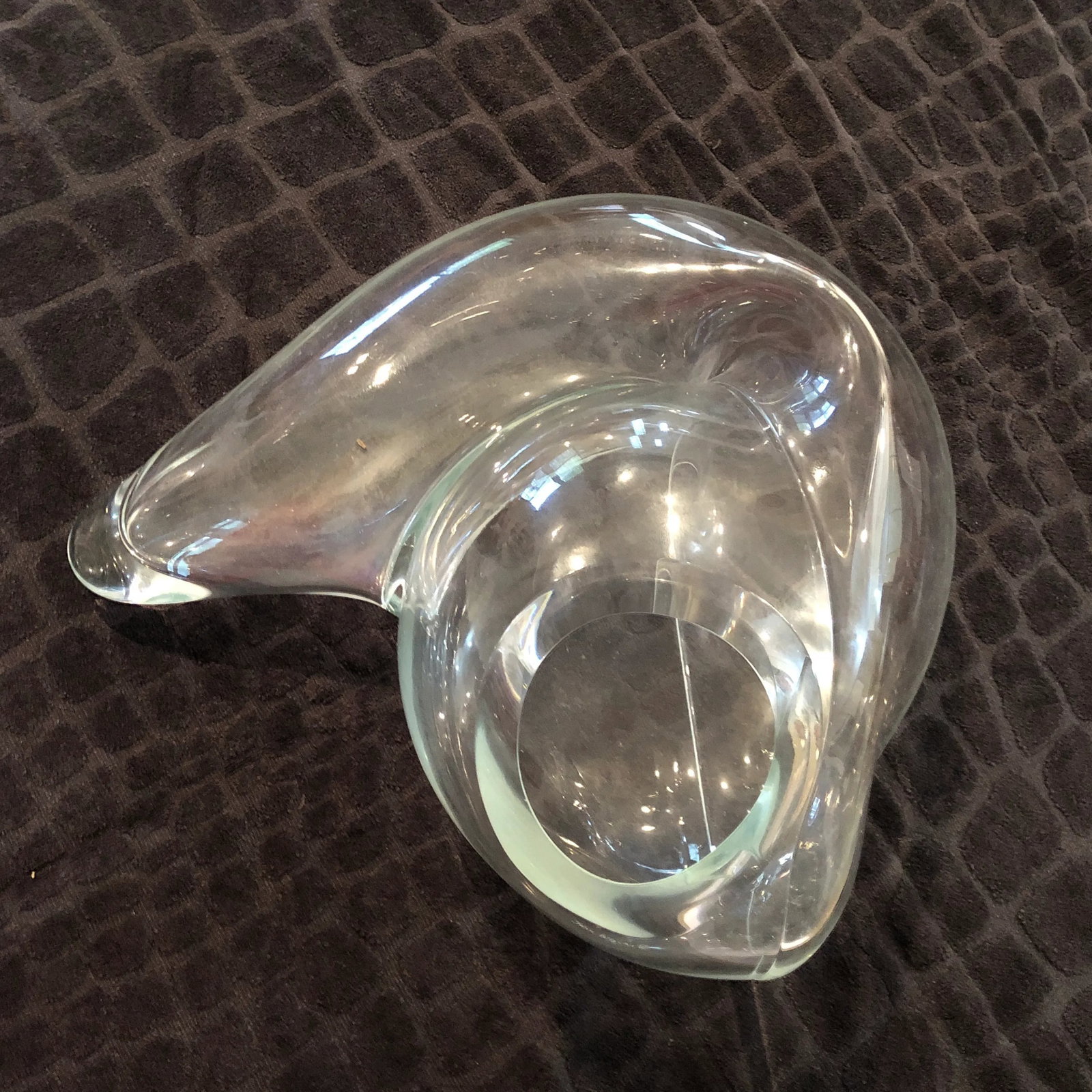 Contemporary Organic and Biomorphic Blown Glass Sculptural Vessel by John Bingham - 6