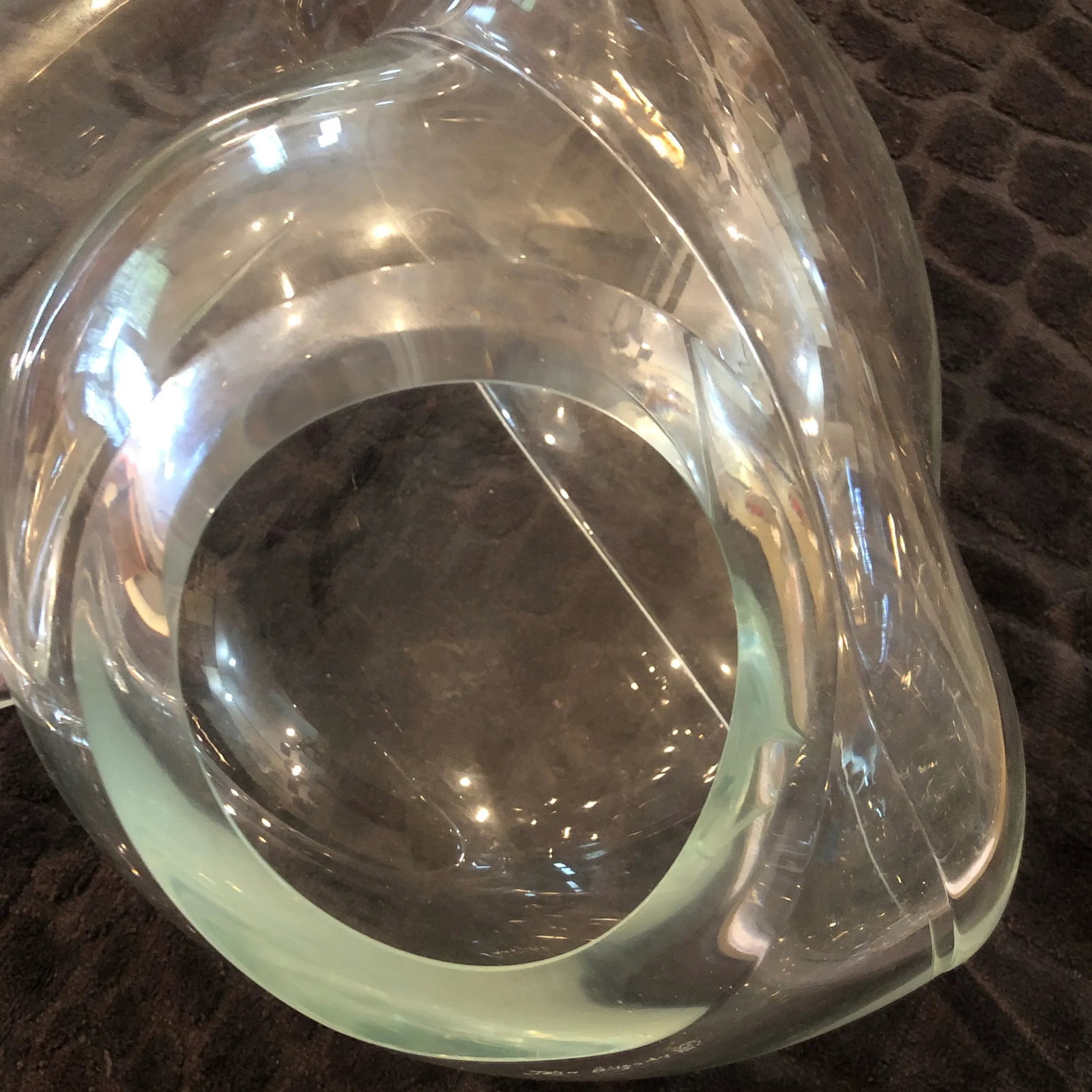 Contemporary Organic and Biomorphic Blown Glass Sculptural Vessel by John Bingham - 7