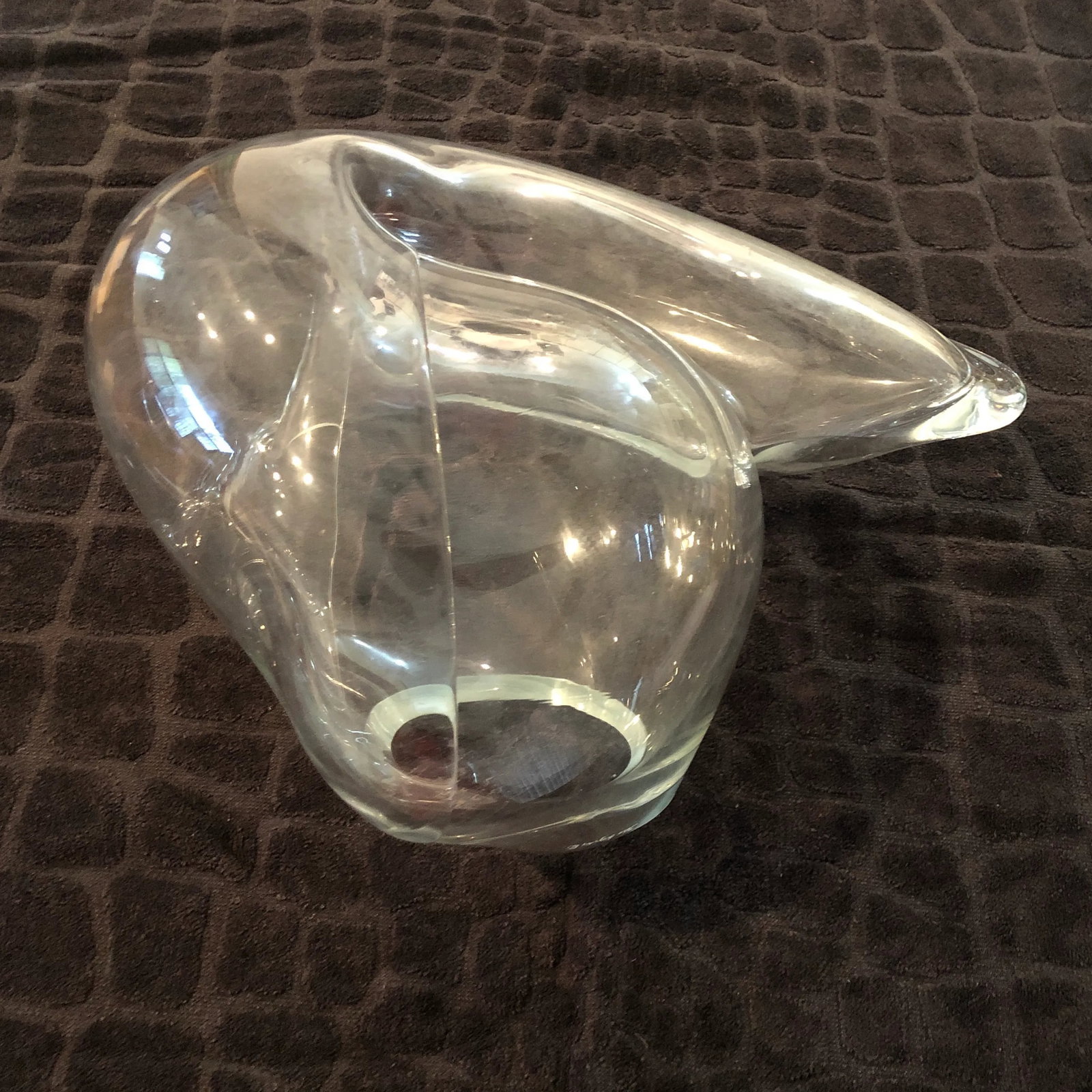 Contemporary Organic and Biomorphic Blown Glass Sculptural Vessel by John Bingham - 9