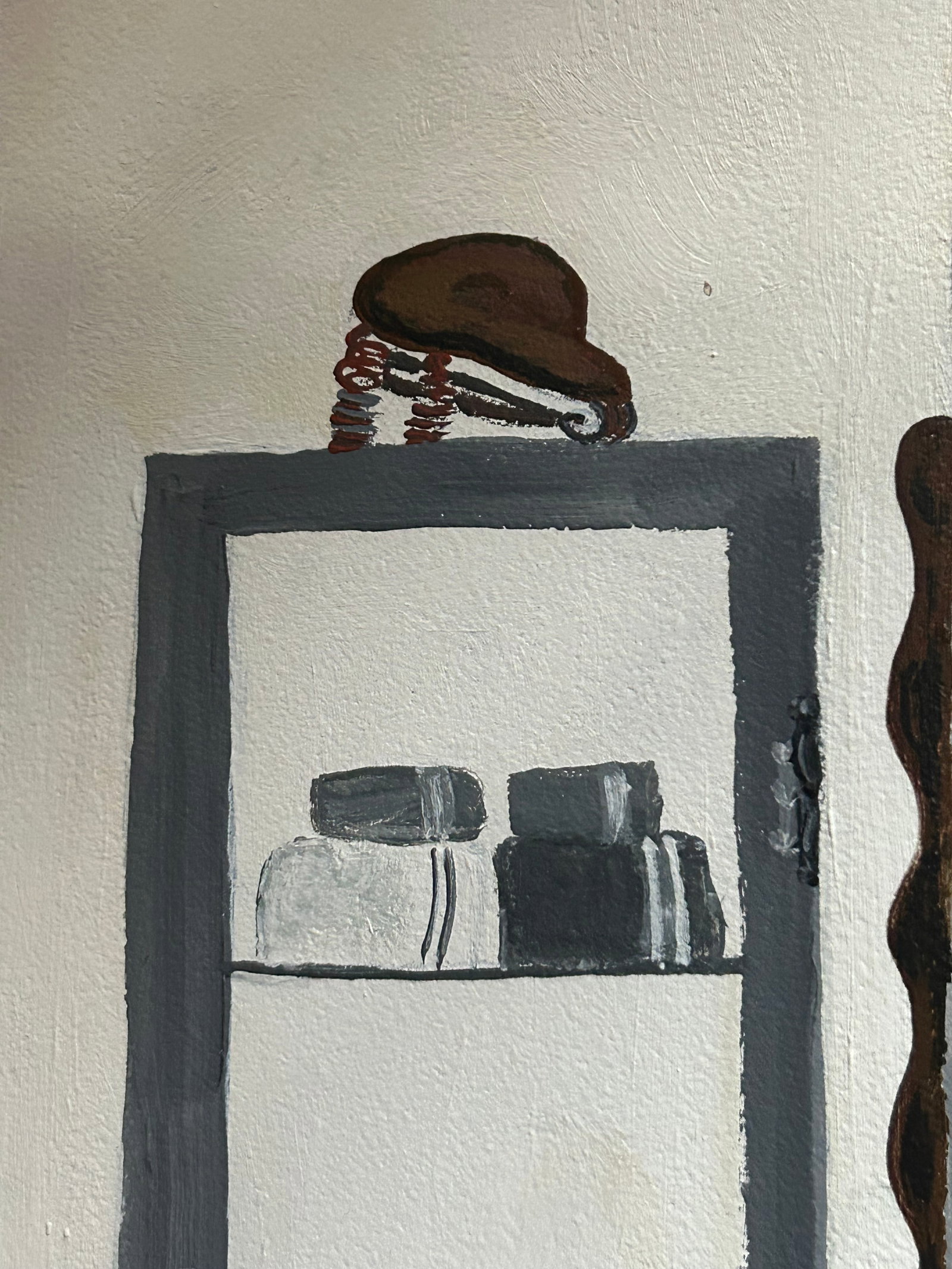 Original Painting on Canvas of Artist's Studio - 3