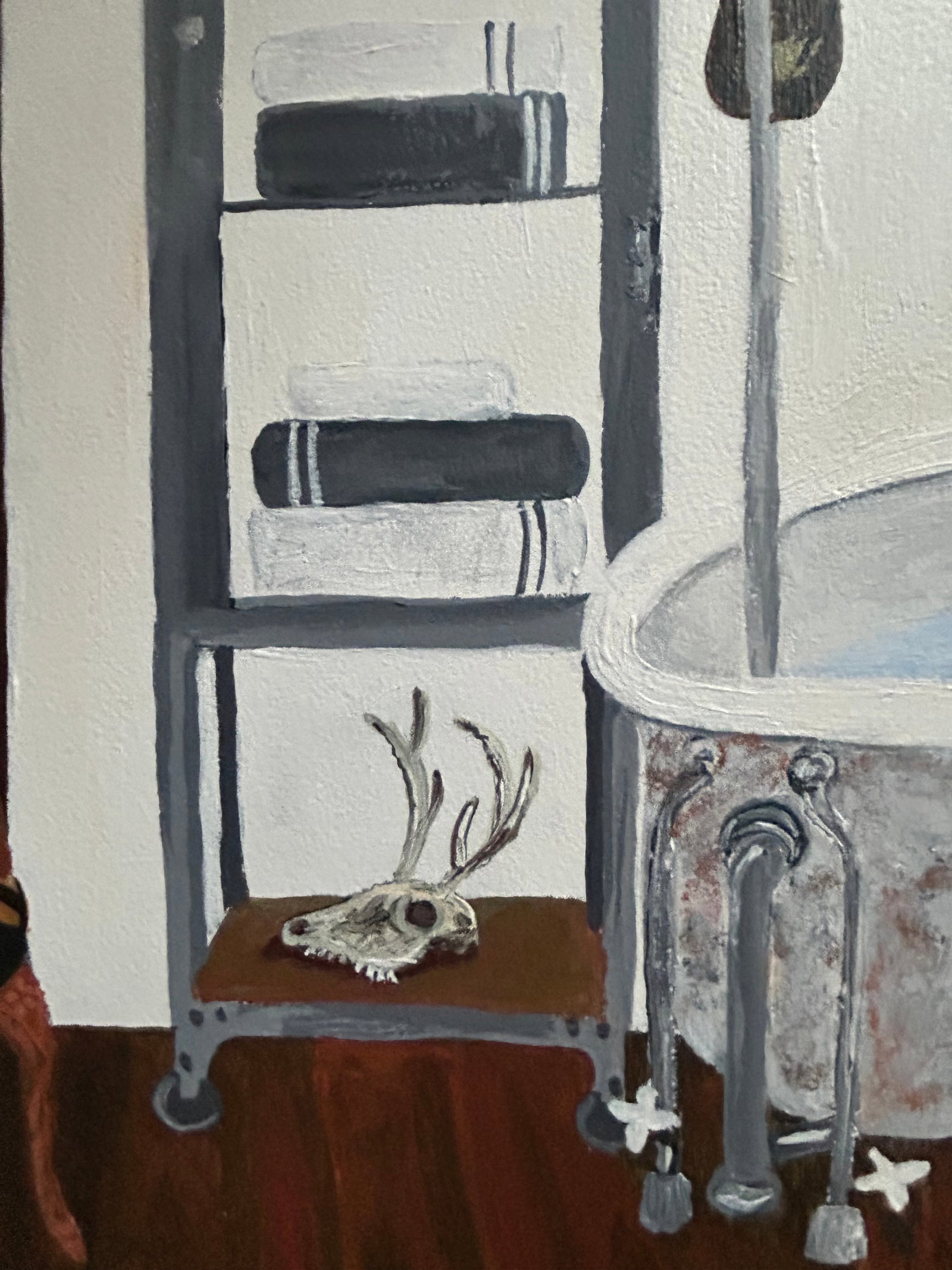 Original Painting on Canvas of Artist's Studio - 7