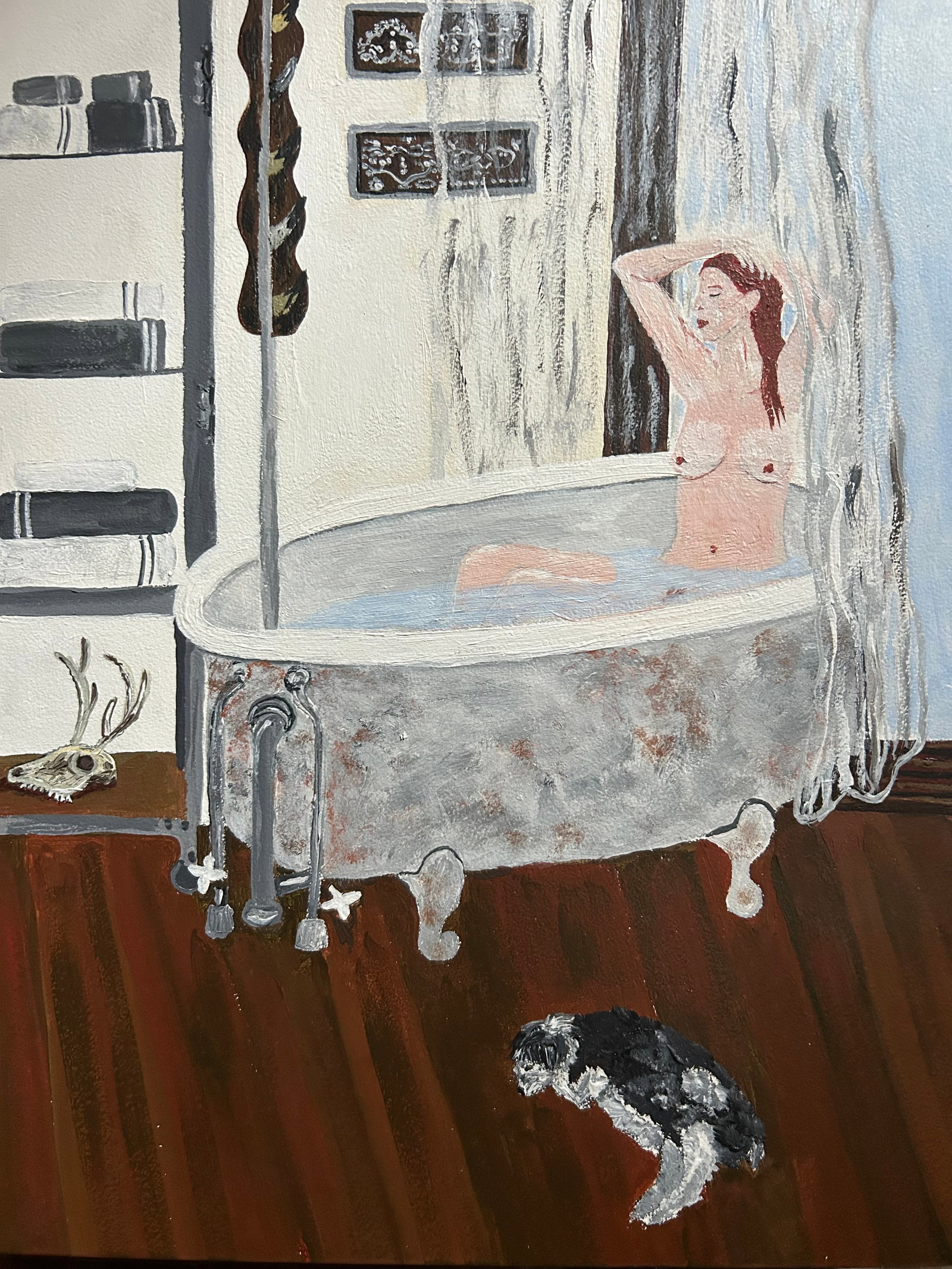 Original Painting on Canvas of Artist's Studio - 8