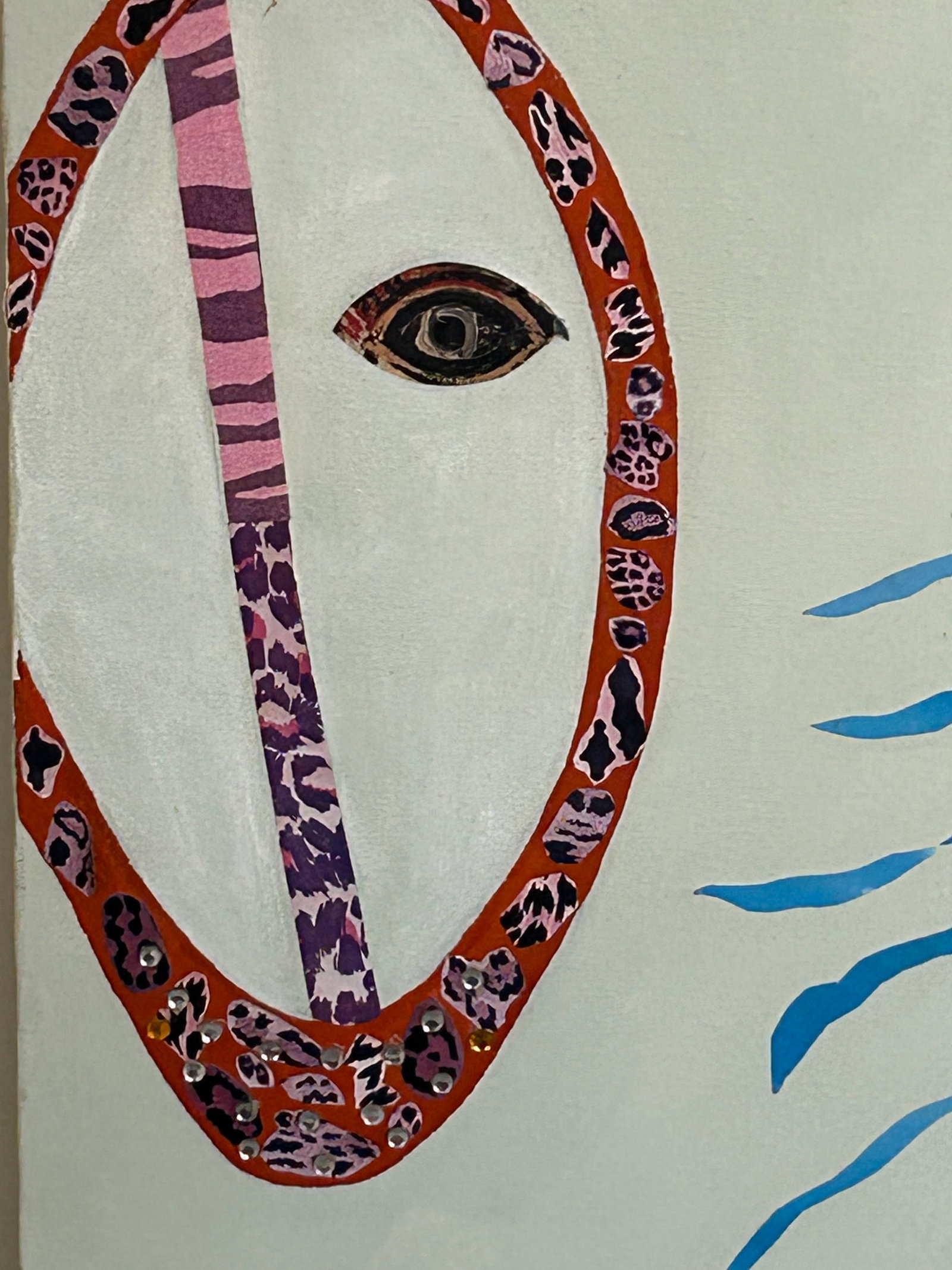 Very Large Intricate Collage Titled Diving Deep - 5