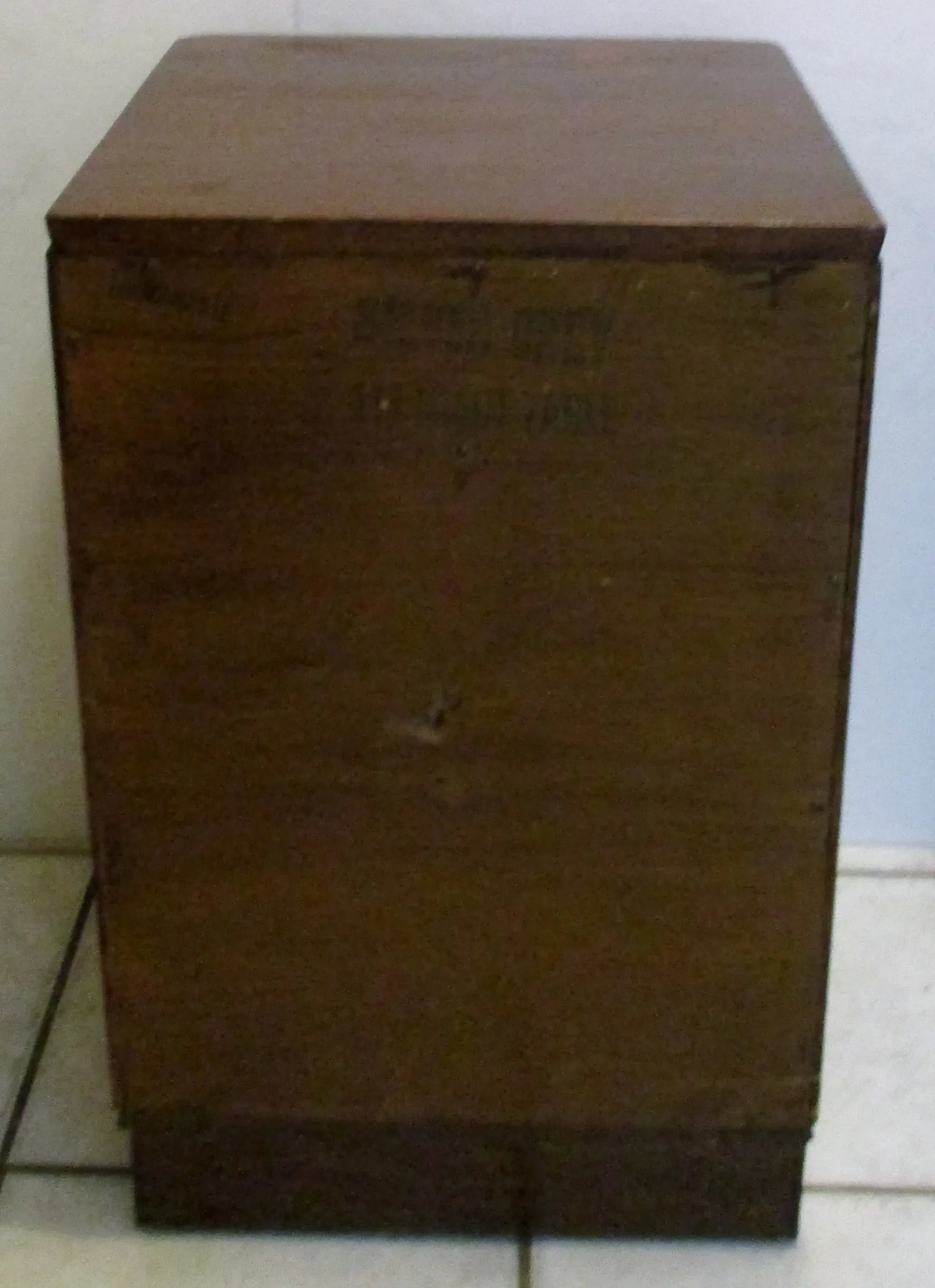 1950s Robsjohn-Gibbings Style Mid-Century Modern Walnut 3-Drawer Nightstand - 5