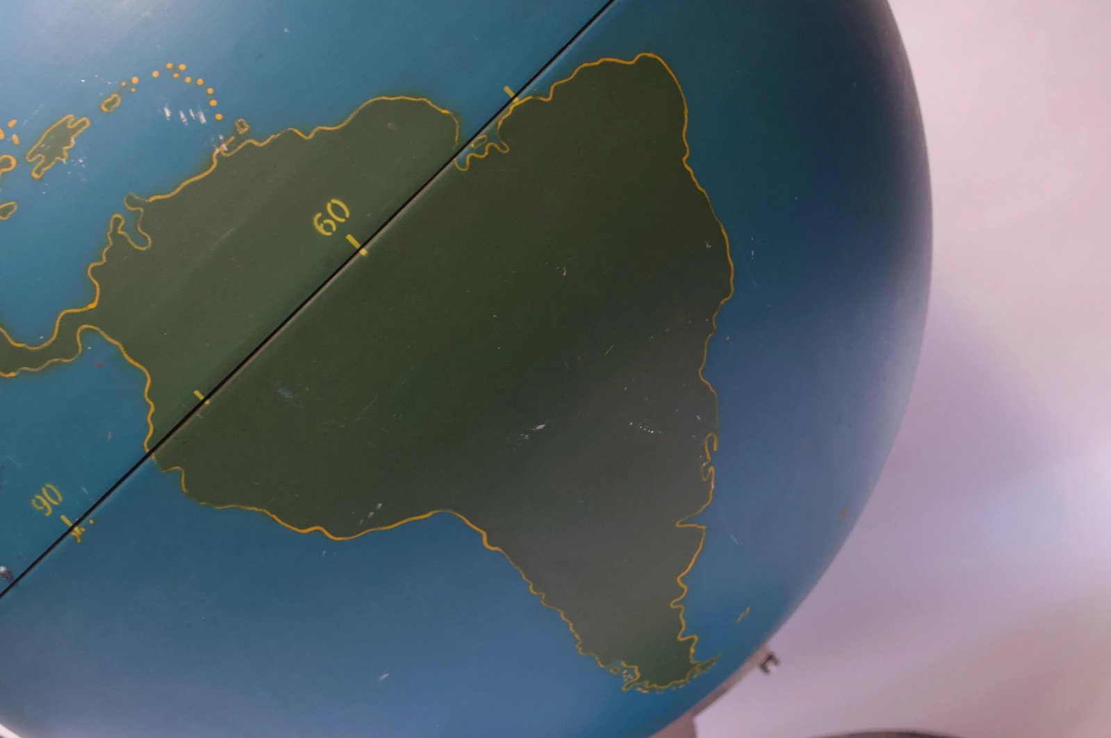 Large-Scale Vintage Military Globe / Activity Globe by a.j. Nystrom - 10