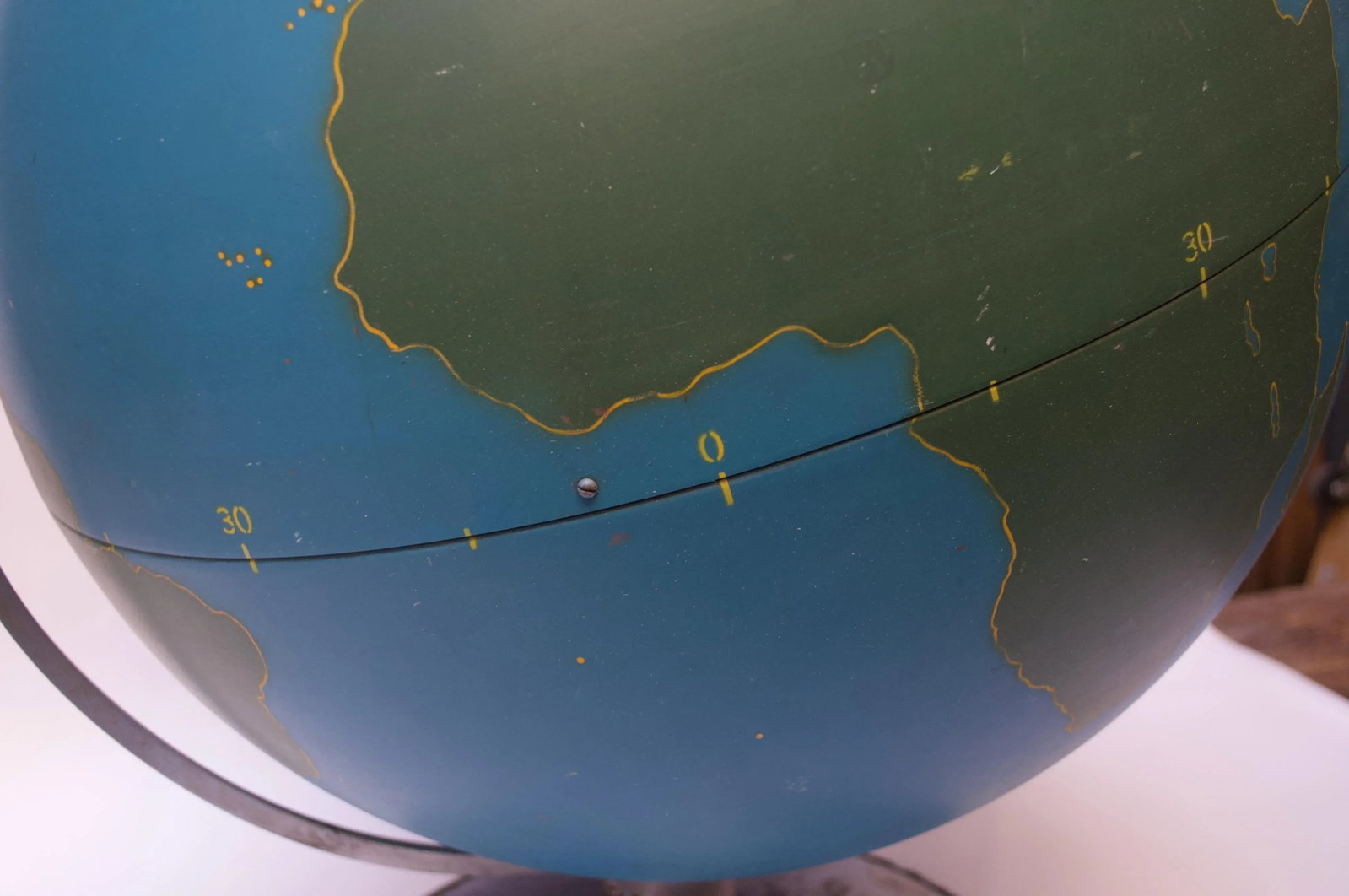 Large-Scale Vintage Military Globe / Activity Globe by a.j. Nystrom - 11