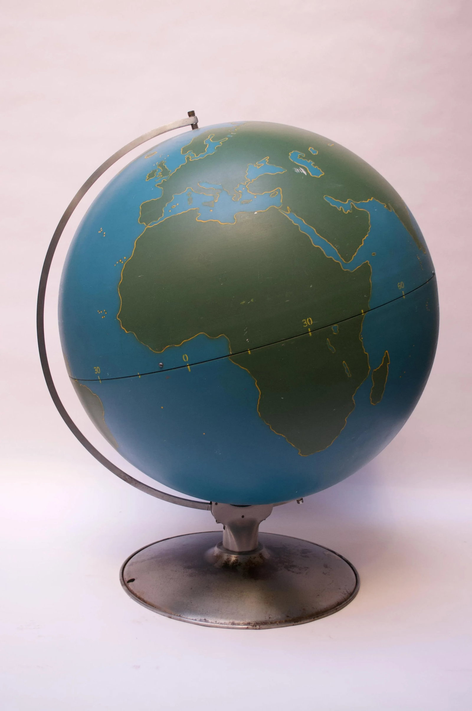Large-Scale Vintage Military Globe / Activity Globe by a.j. Nystrom - 13