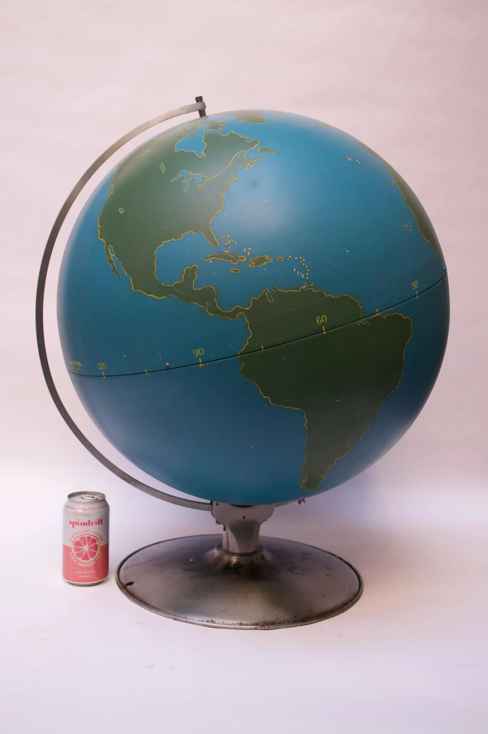 Large-Scale Vintage Military Globe / Activity Globe by a.j. Nystrom - 6