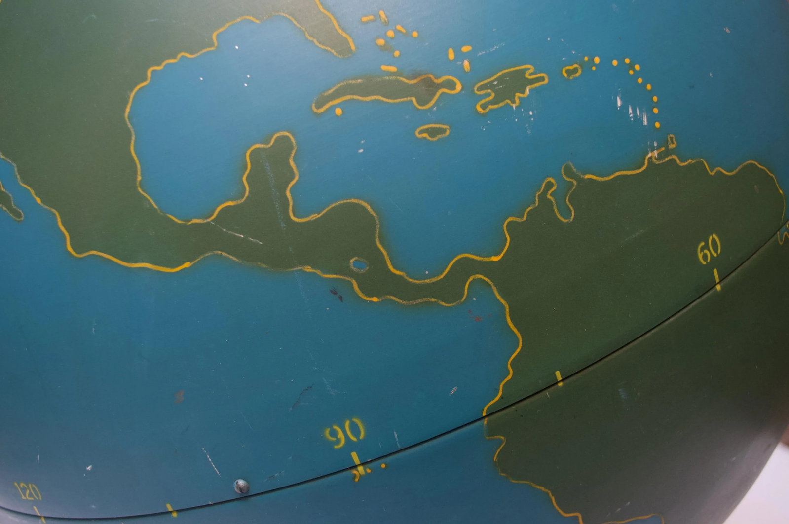 Large-Scale Vintage Military Globe / Activity Globe by a.j. Nystrom - 7