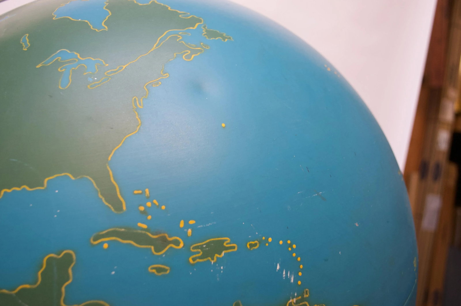 Large-Scale Vintage Military Globe / Activity Globe by a.j. Nystrom - 8