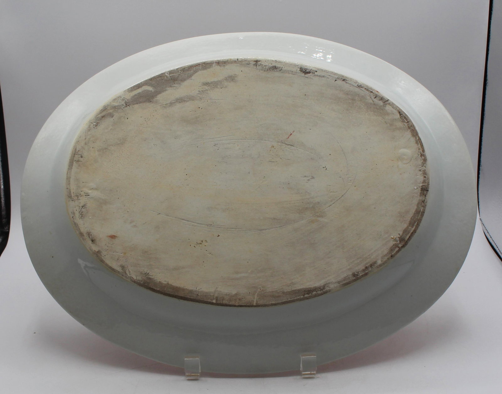 1st Quarter 19th Century Chinese Export Orange Fitzhugh Porcelain Platter - 2
