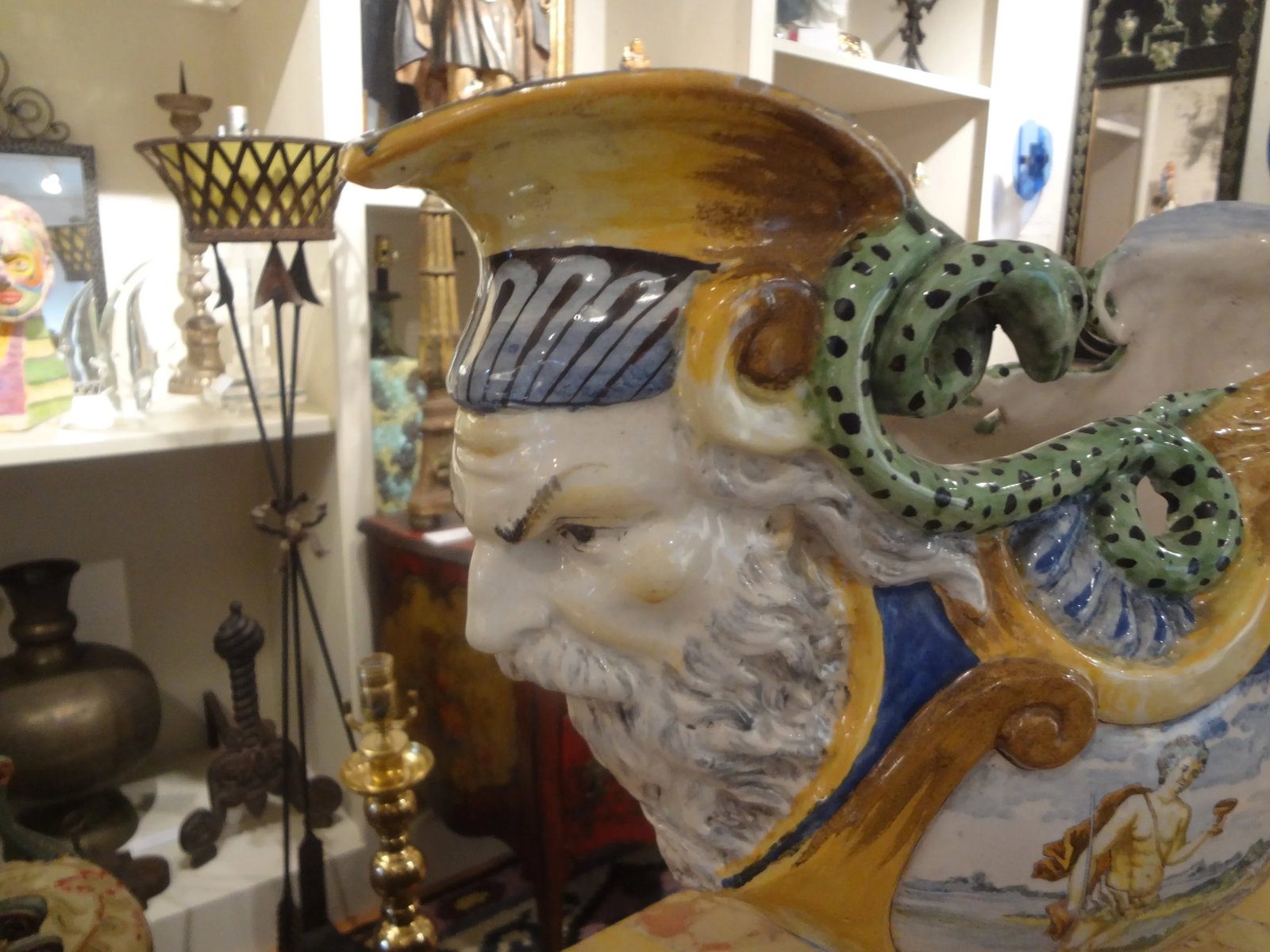 Early 20th Century Italian Majolica Urn - 10