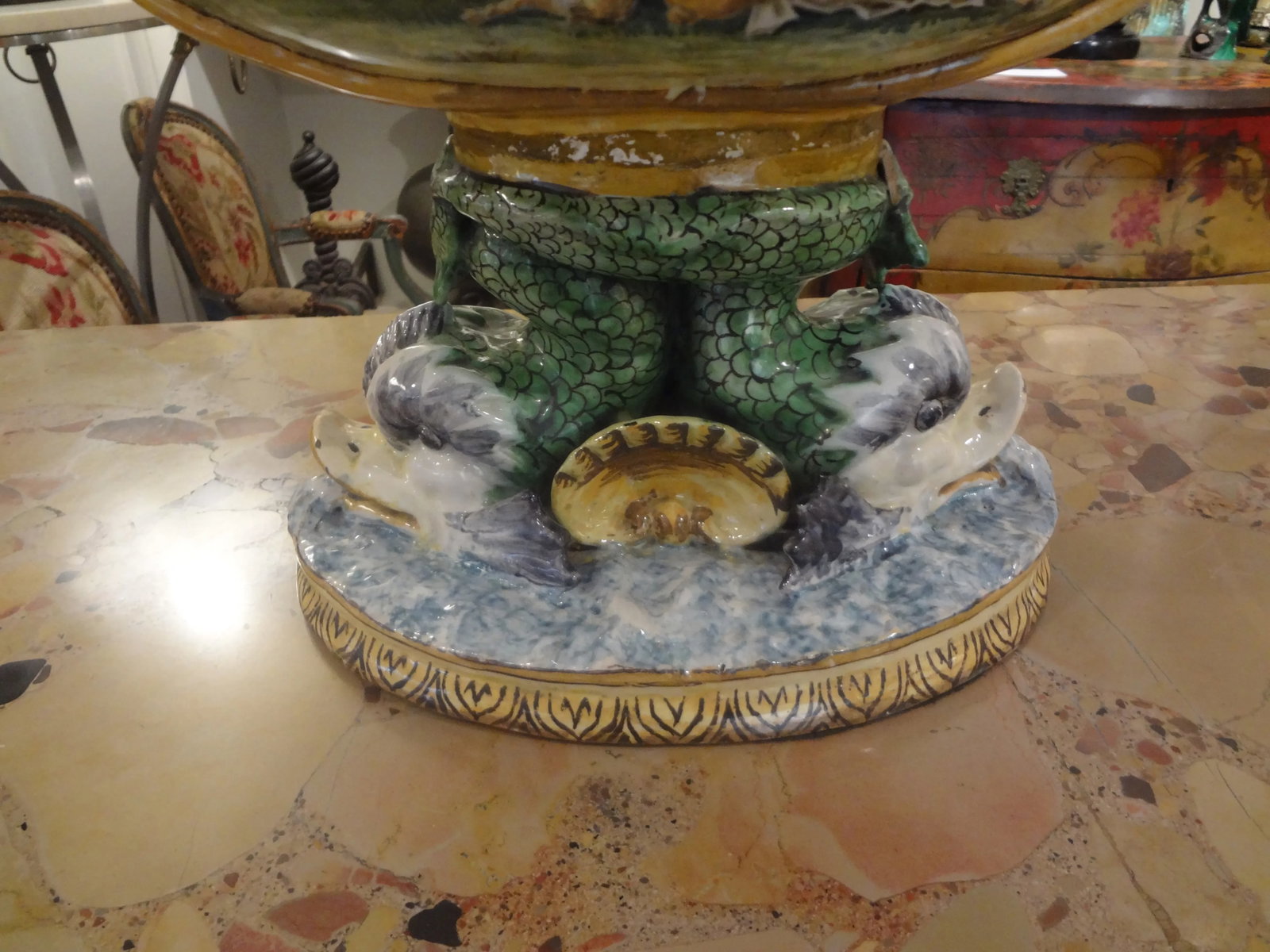 Early 20th Century Italian Majolica Urn - 9