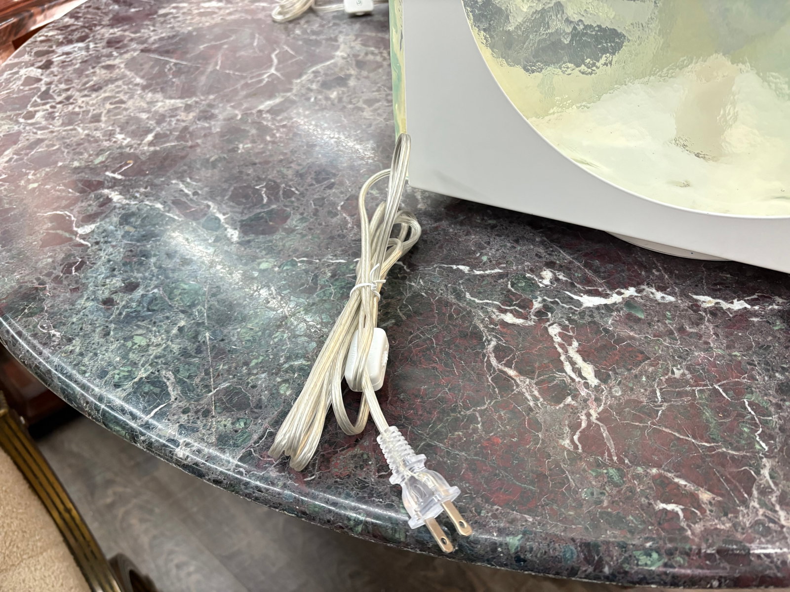 1970s Opalescent Murano Glass Lamps - a Pair - 6