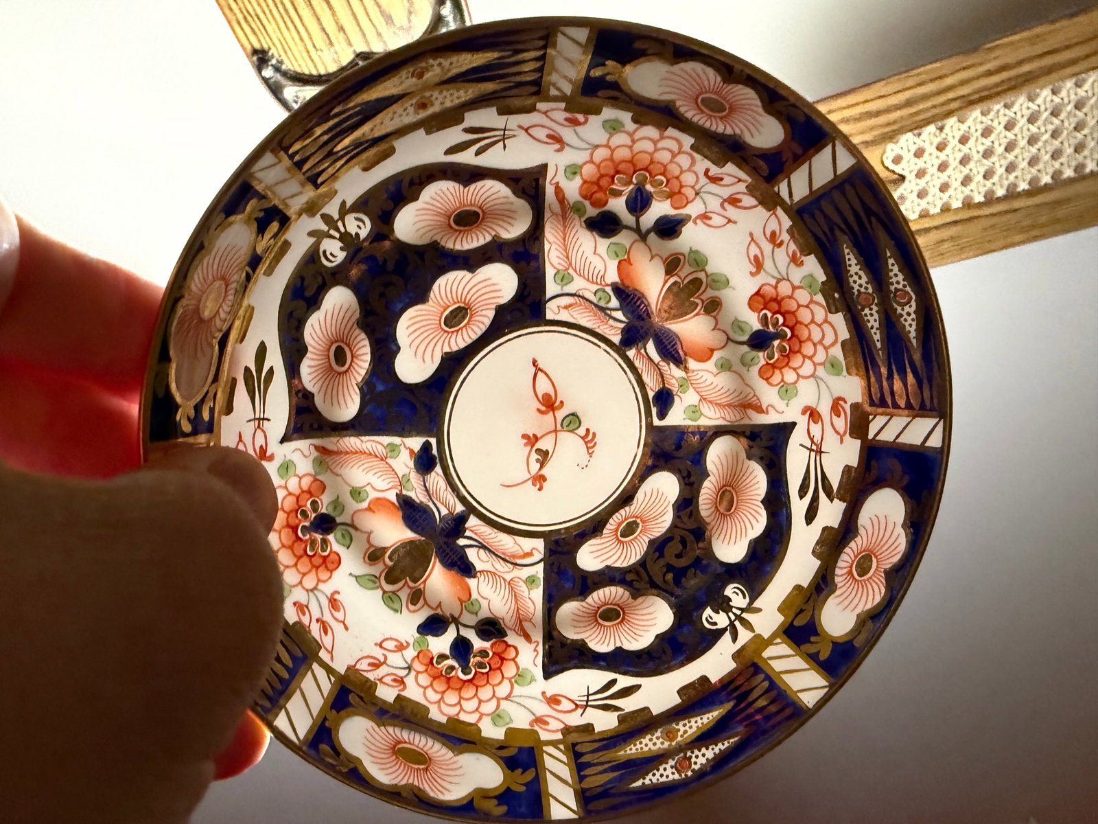 1860s Royal Crown Derby Imari Pattern Cups and Saucers by Stevenson & Hancock - Set of 10 - 18