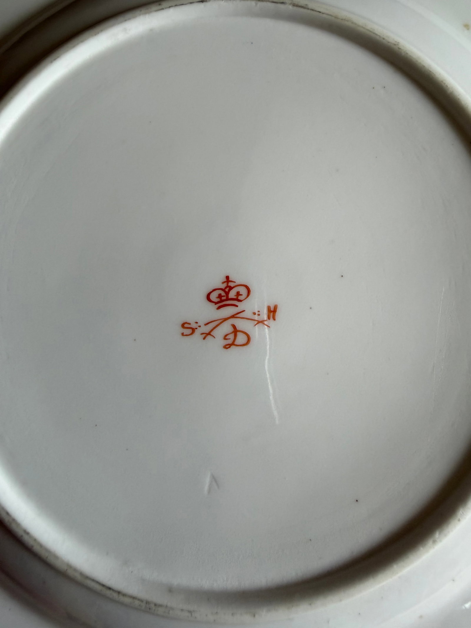 A Super Fine Set of 6 Royal Crown Derby Imari Pattern Dessert Plates by Stevenson & Hancock, Circa 1 - 12