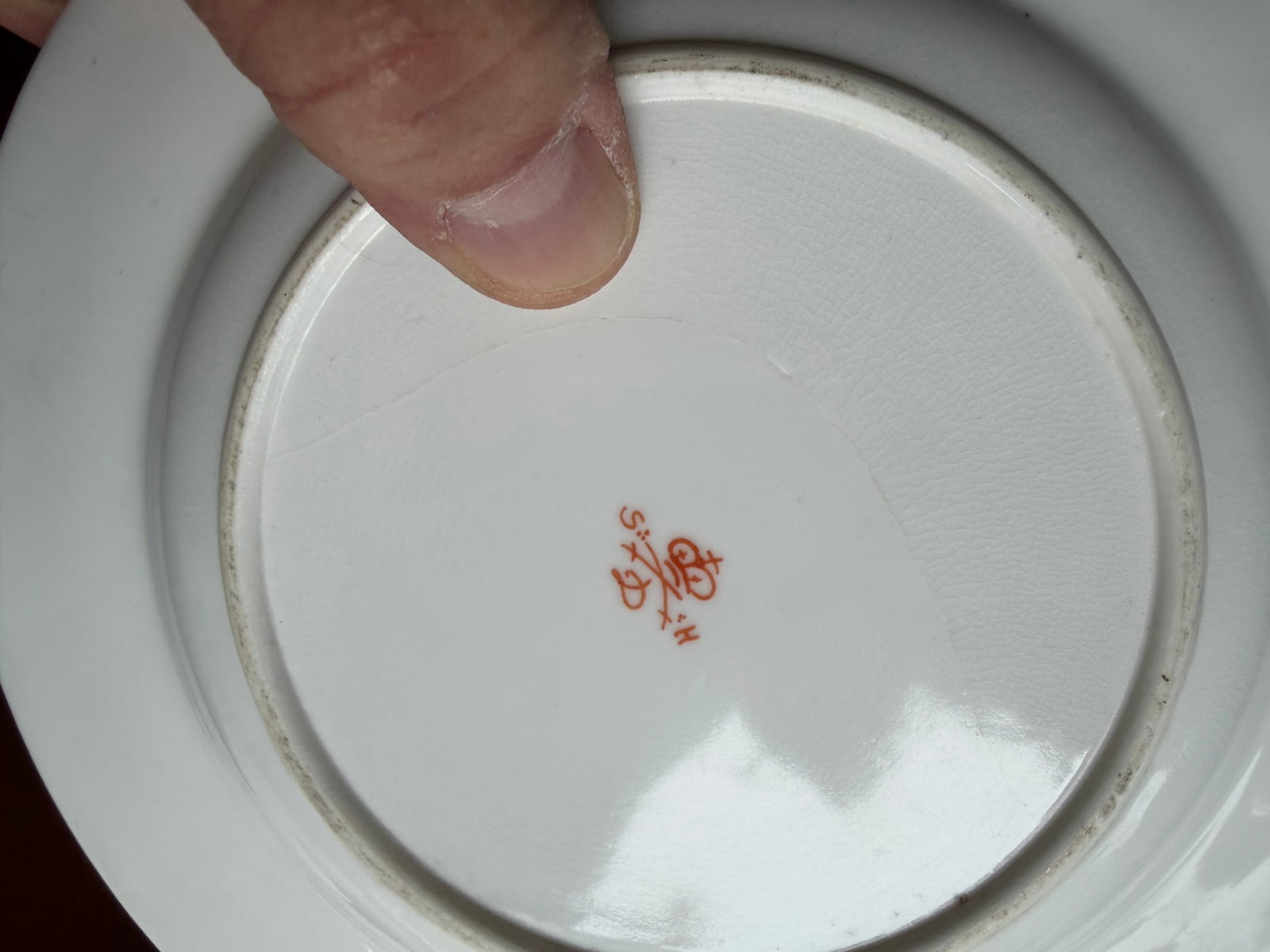 A Super Fine Set of 6 Royal Crown Derby Imari Pattern Dessert Plates by Stevenson & Hancock, Circa 1 - 16