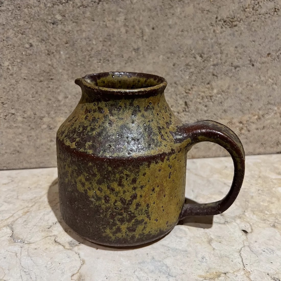 1960s Glazed Pitcher Ceramic Studio Art Pottery Style Doyle Lane - 2