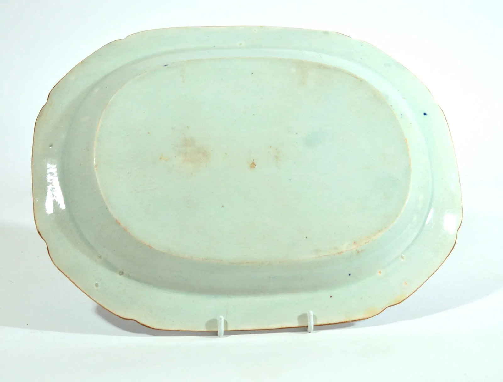 Herculaneum Neo-Classical Greek Pattern Blue Printed Dish - 3