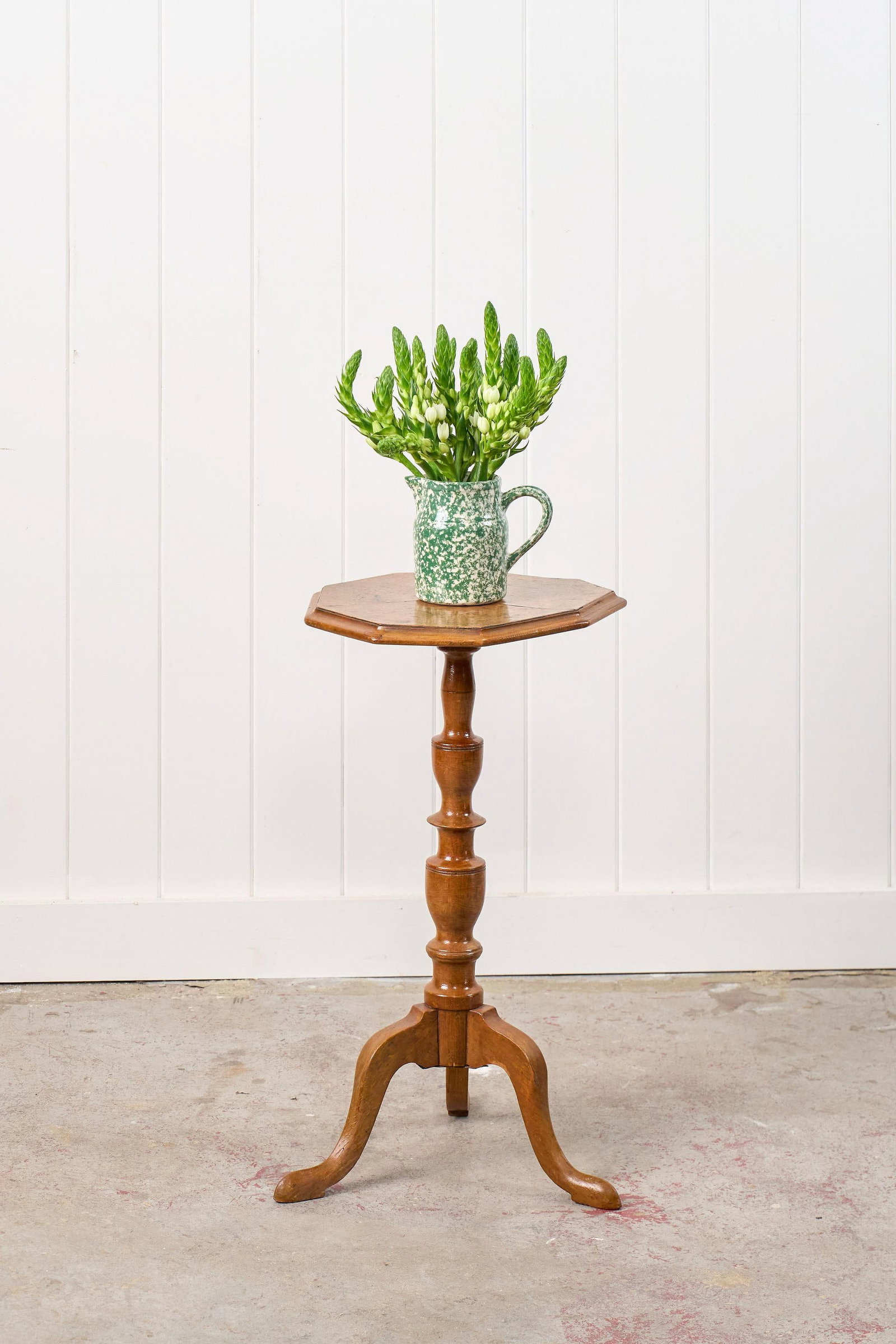Late 19th Century Burl Maple Octagon Table - 2