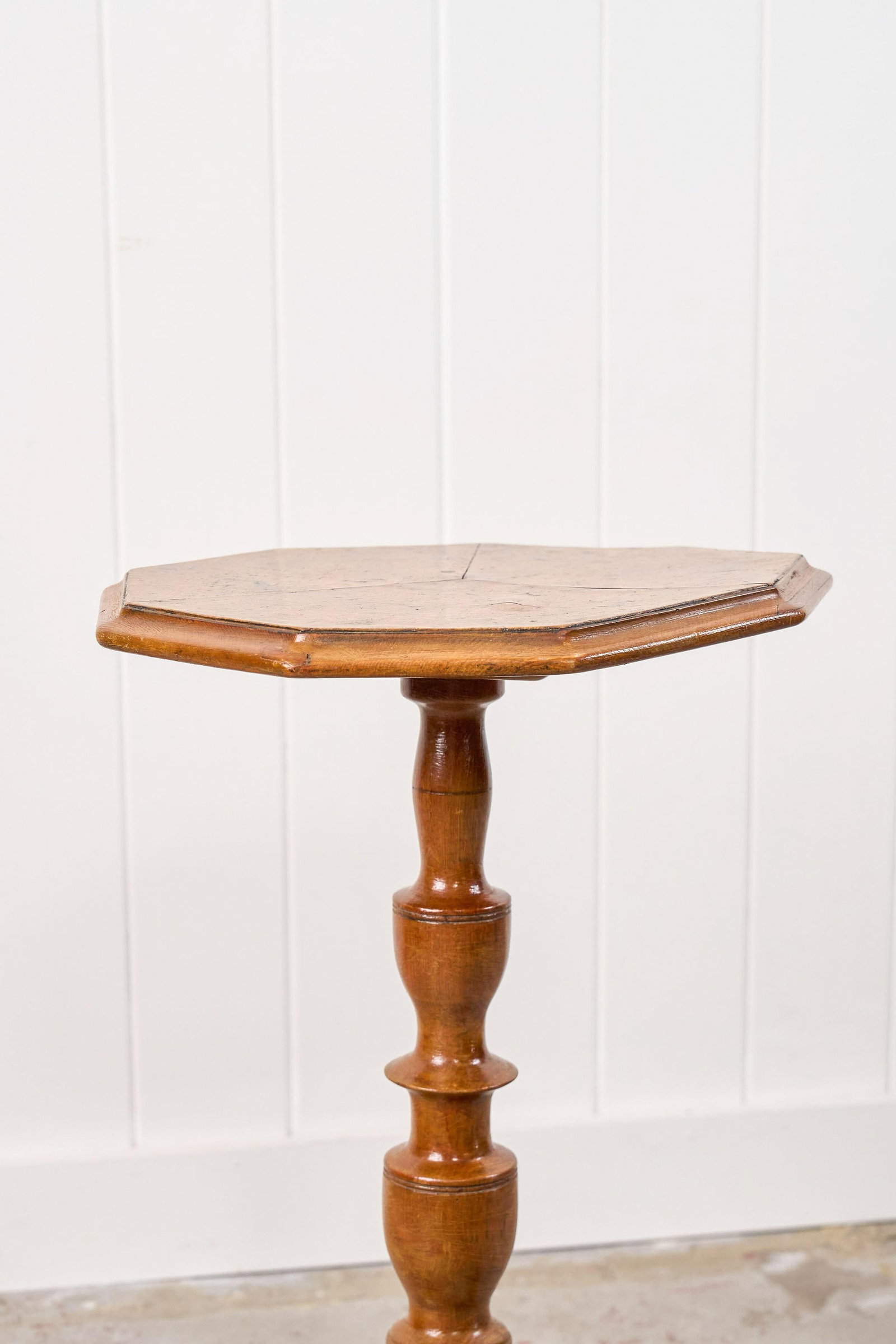 Late 19th Century Burl Maple Octagon Table - 5