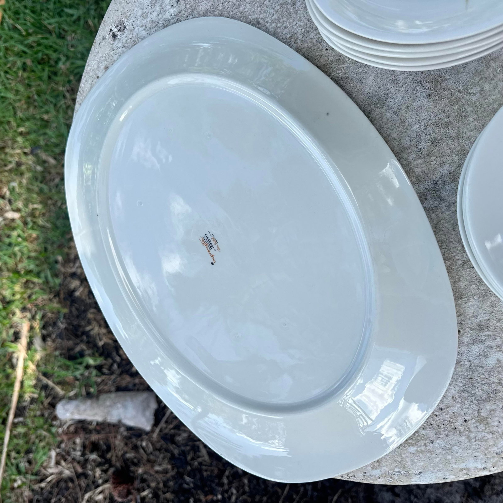 Mid Century Modern Iroquois Parasols Dish Set by Ben Seibel - 11 Pieces - 8
