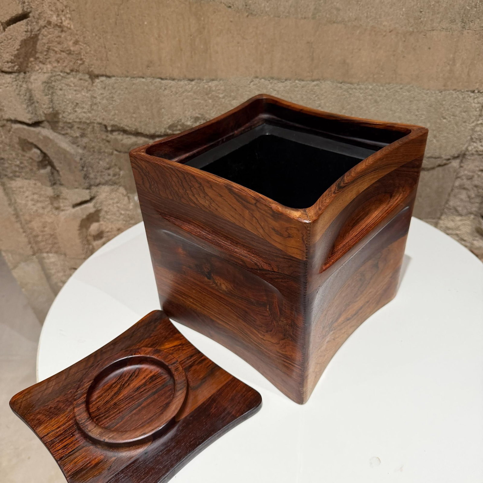 Rare Woods Ice Bucket by Jens Quistgaard for Dansk Mid-Century Modern - 6