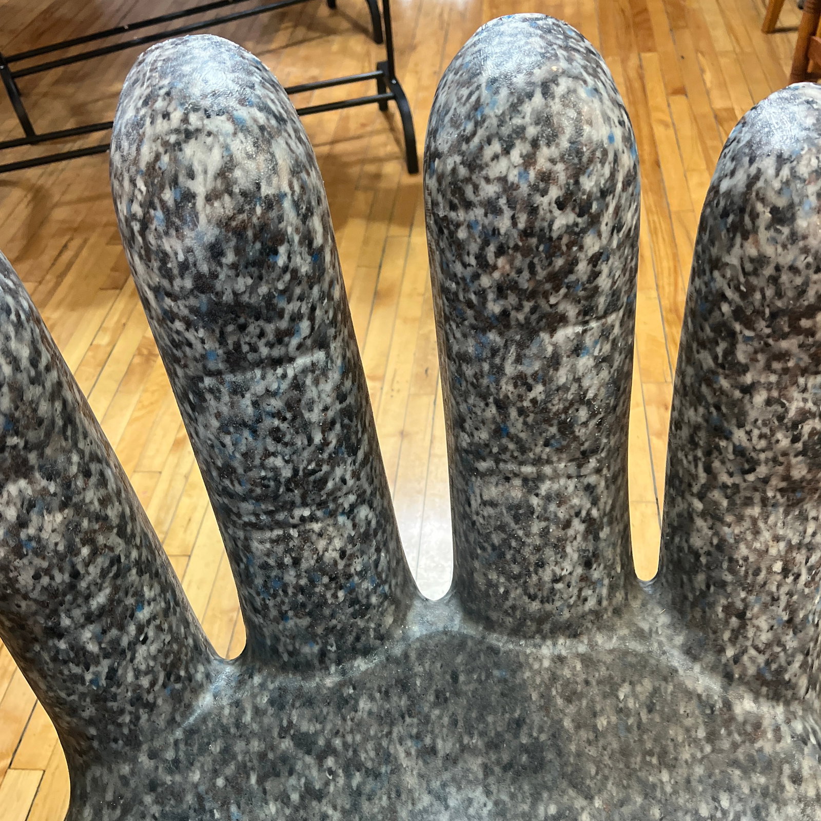 1970's Rotonics Molding Inc Hand Chair Faux Granite - 4