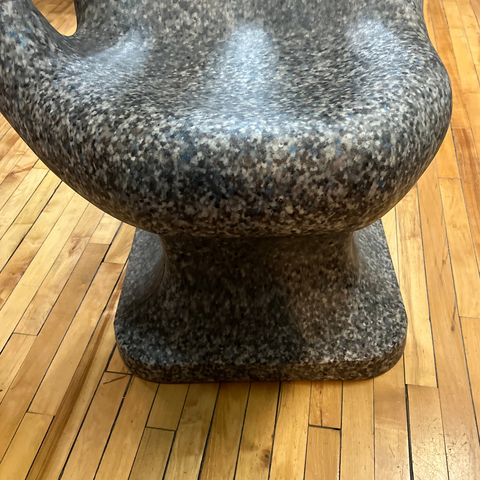 1970's Rotonics Molding Inc Hand Chair Faux Granite - 5