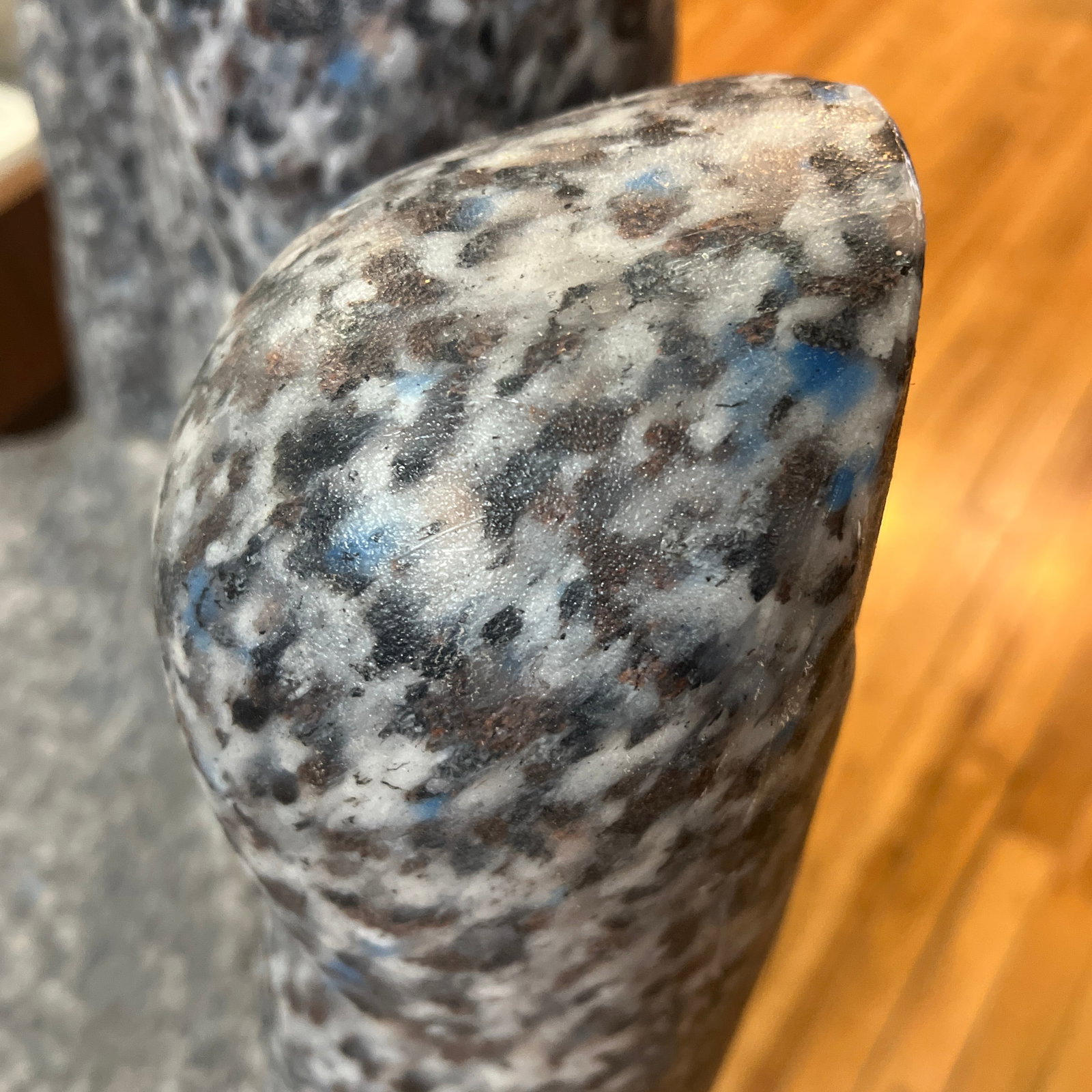 1970's Rotonics Molding Inc Hand Chair Faux Granite - 7